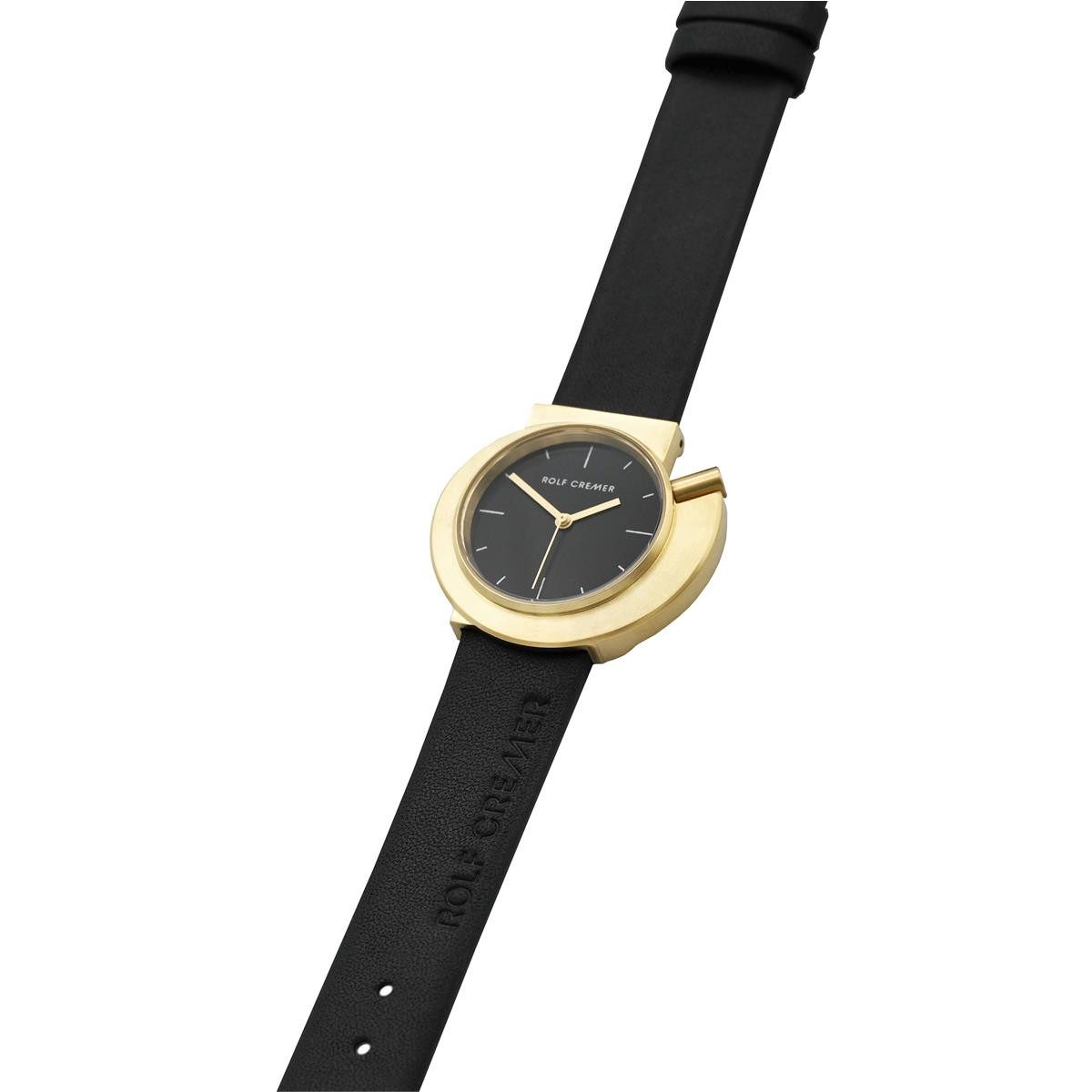 Rolf Cremer Quarzuhr Rolf Cremer Spirale S II 508504 Lederband, (1-tlg)