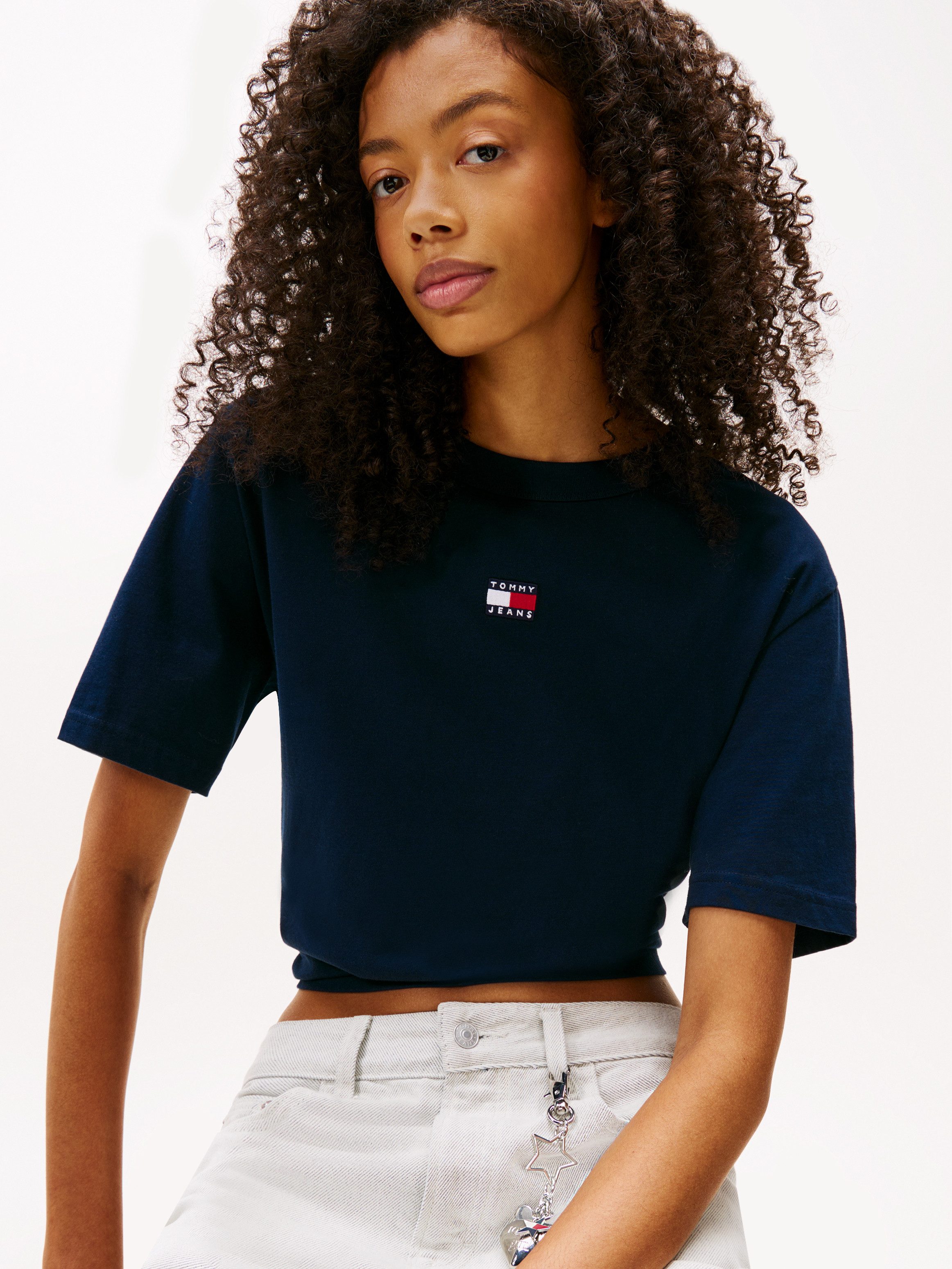 Tommy Jeans Kurzarmshirt TJW BXY BADGE TEE EXT günstig online kaufen