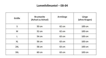Hollert Winterjacke Lammfellmantel Shearling EB-04