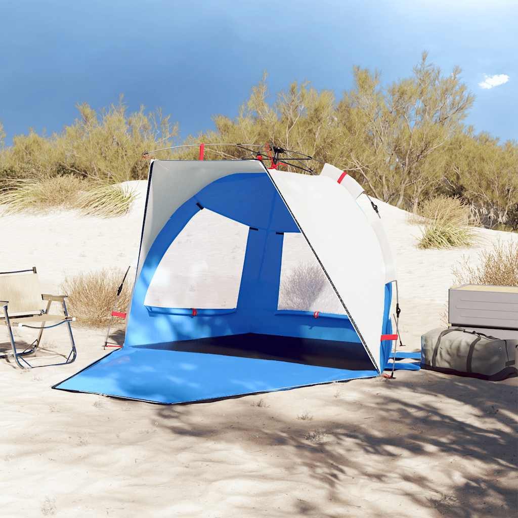 vidaXL Kuppelzelt Strandzelt 2 Personen Azurblau günstig online kaufen