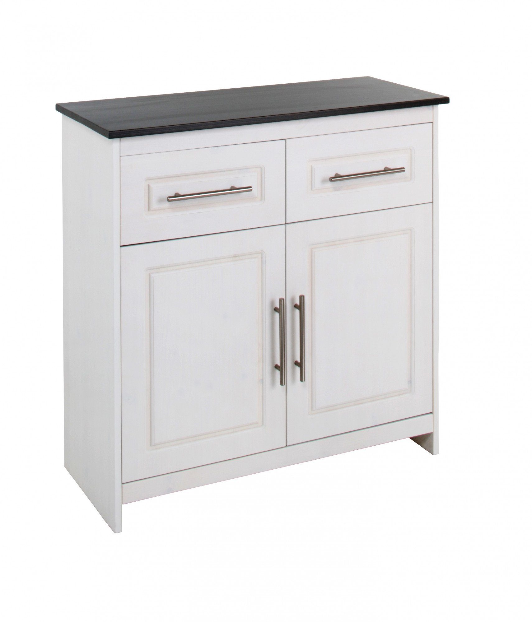 Home affaire Schuhkommode Lukas, Aus massiver Kiefer, dekorative Fräsungen