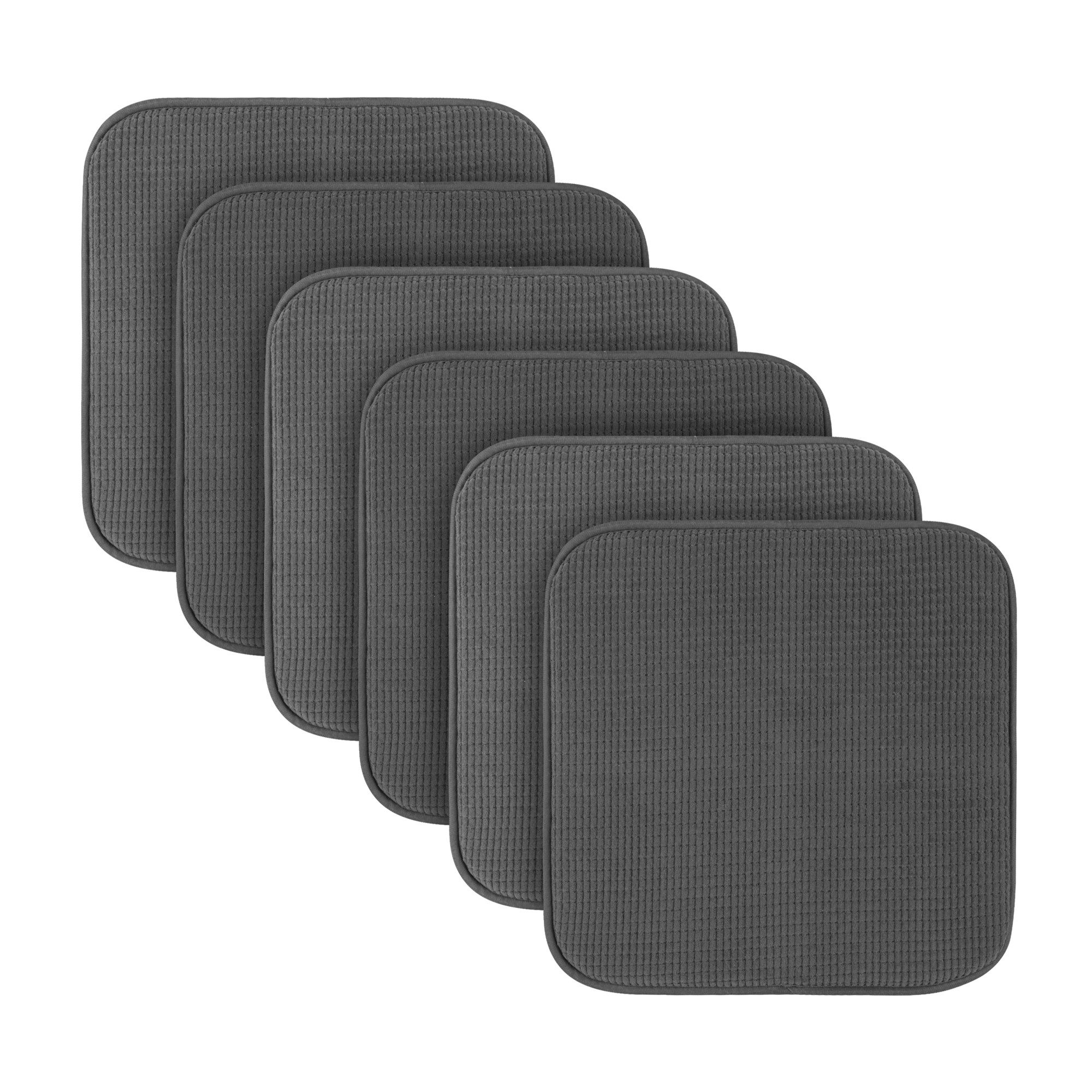 Bestlivings Stuhlkissen Struktur 38x38 cm, verschiedene Farben & Sets, Anti-Rutsch-Rückseite, angenehme Polsterung, für Indoor/Outdoor