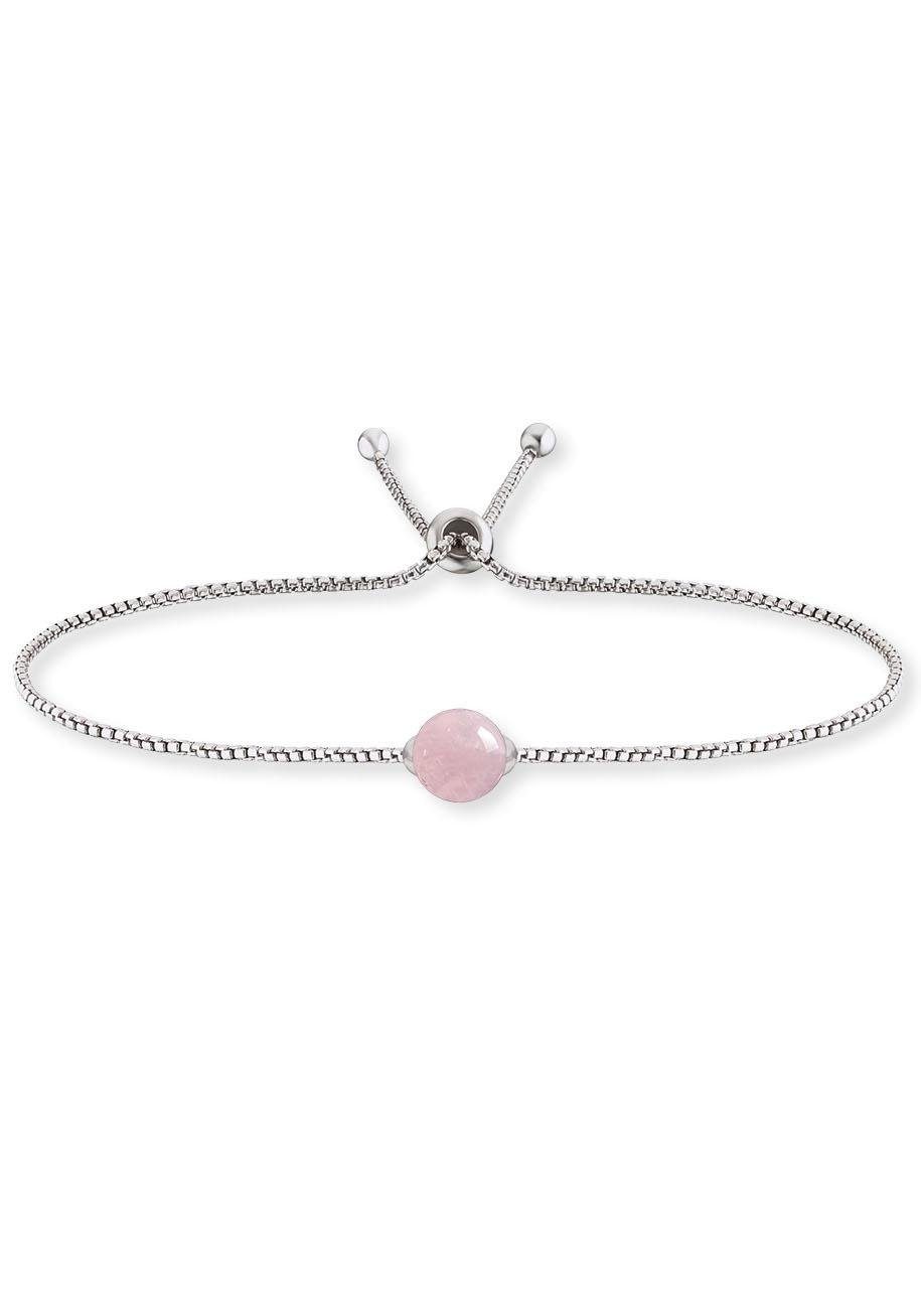 Engelsrufer Silberarmband ERB-LILGEM-RQ, mit Rosenquarz