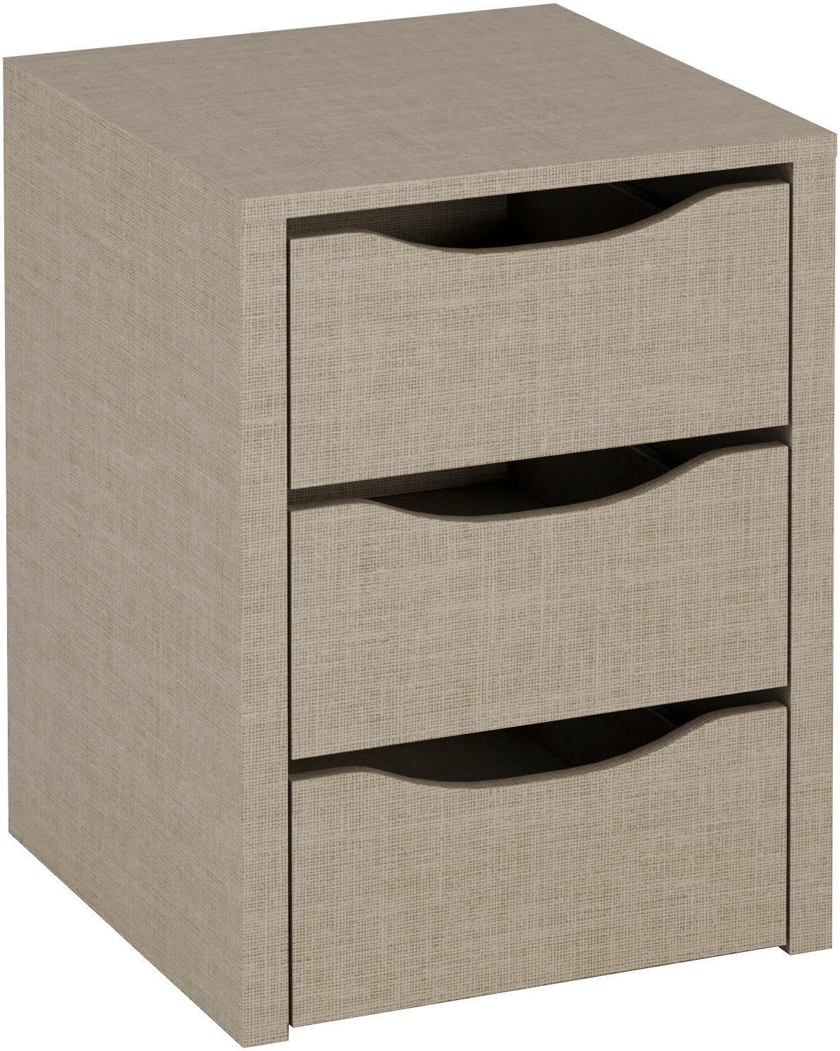 rauch Schubladeneinsatz Zubehör für Rauch-Schränke ORANGE/BLUE, mit 3 Schubladen und Metallauszügen Breite 43 cm, Tiefe 45 cm