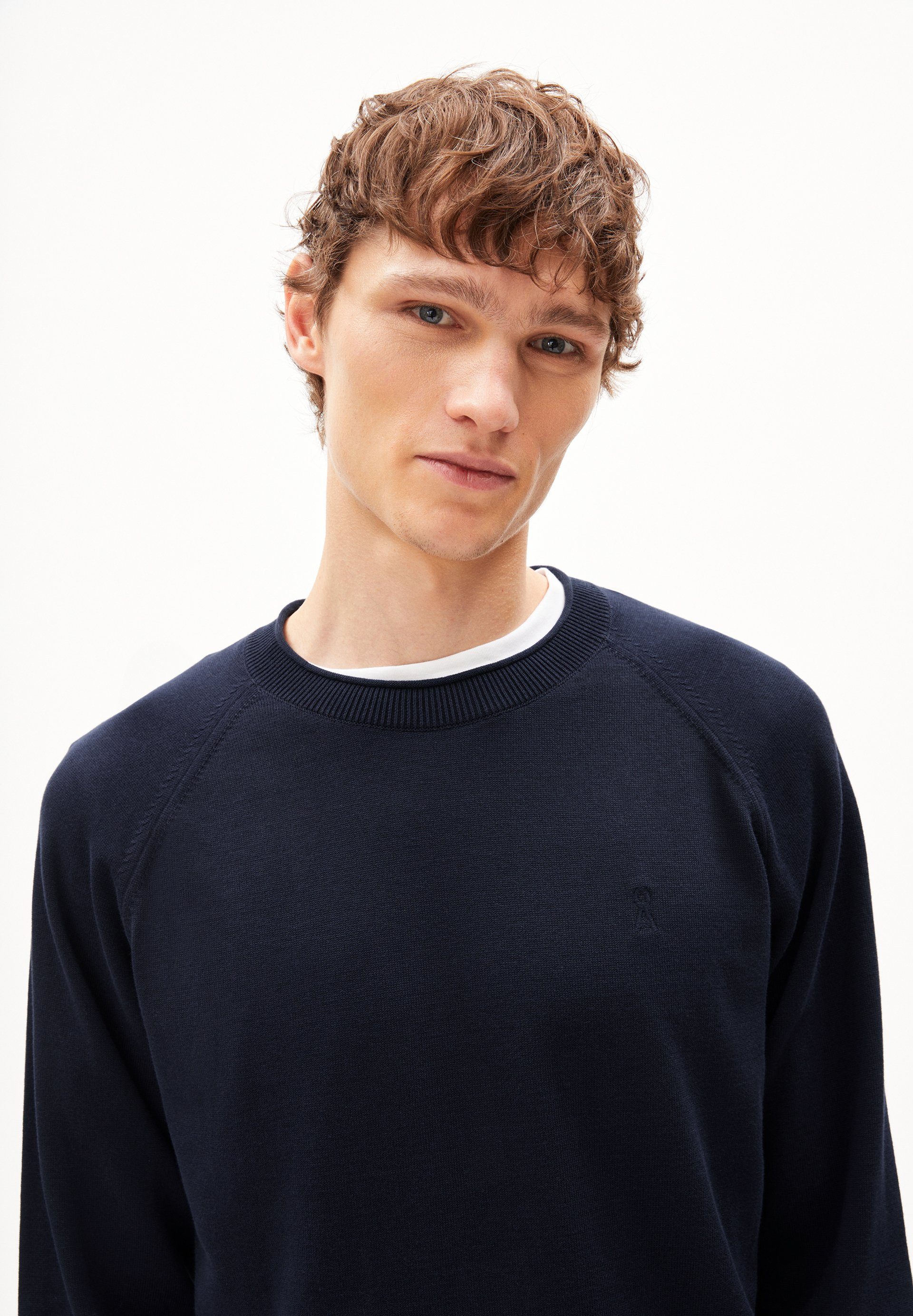 Armedangels Strickpullover JAAIRO Pullover Regular Fit aus Bio-Baumwolle Regular Fit