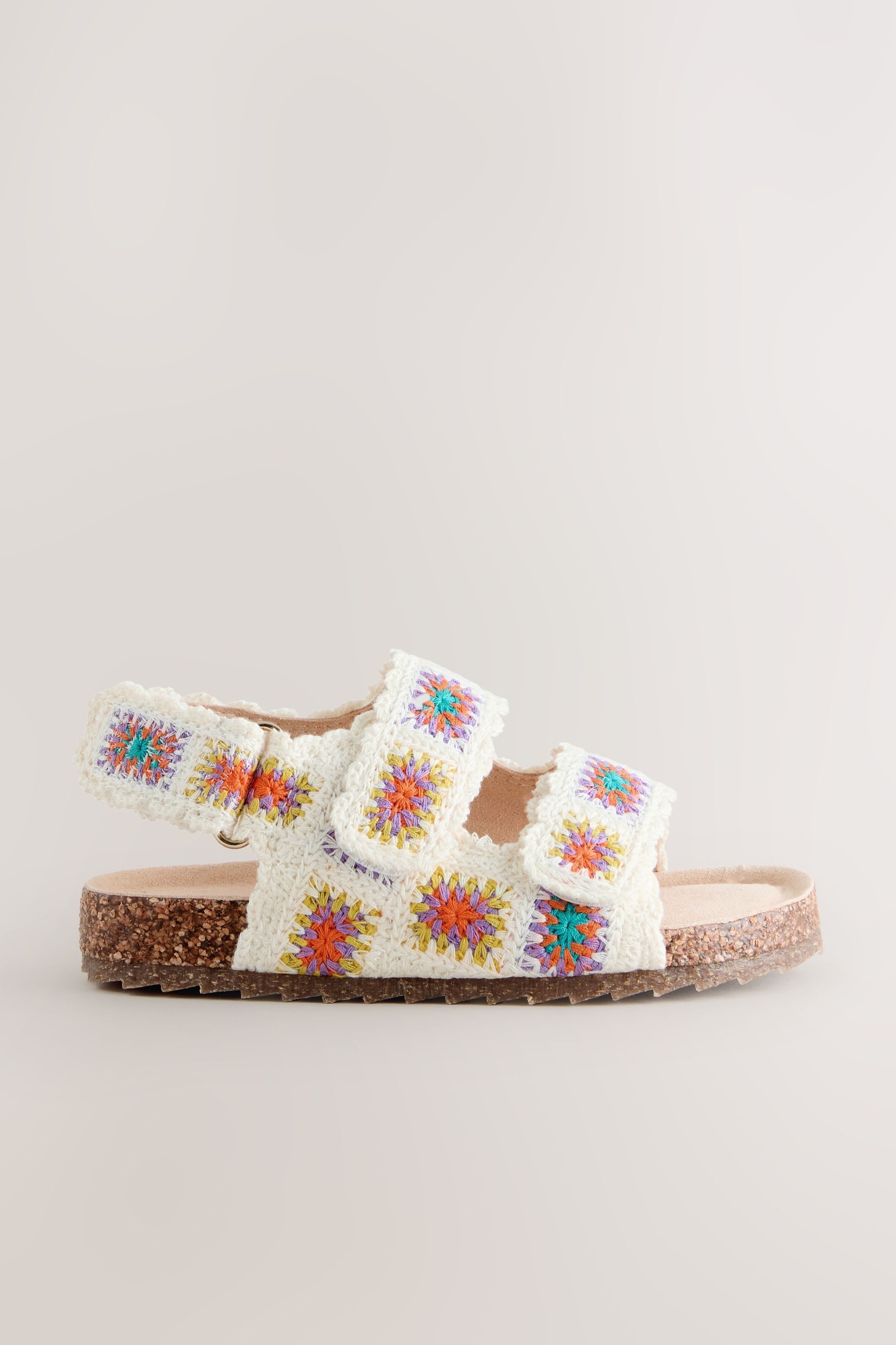 Next Sandalen mit Korksohle und Klettverschluss Sandale (1-tlg)