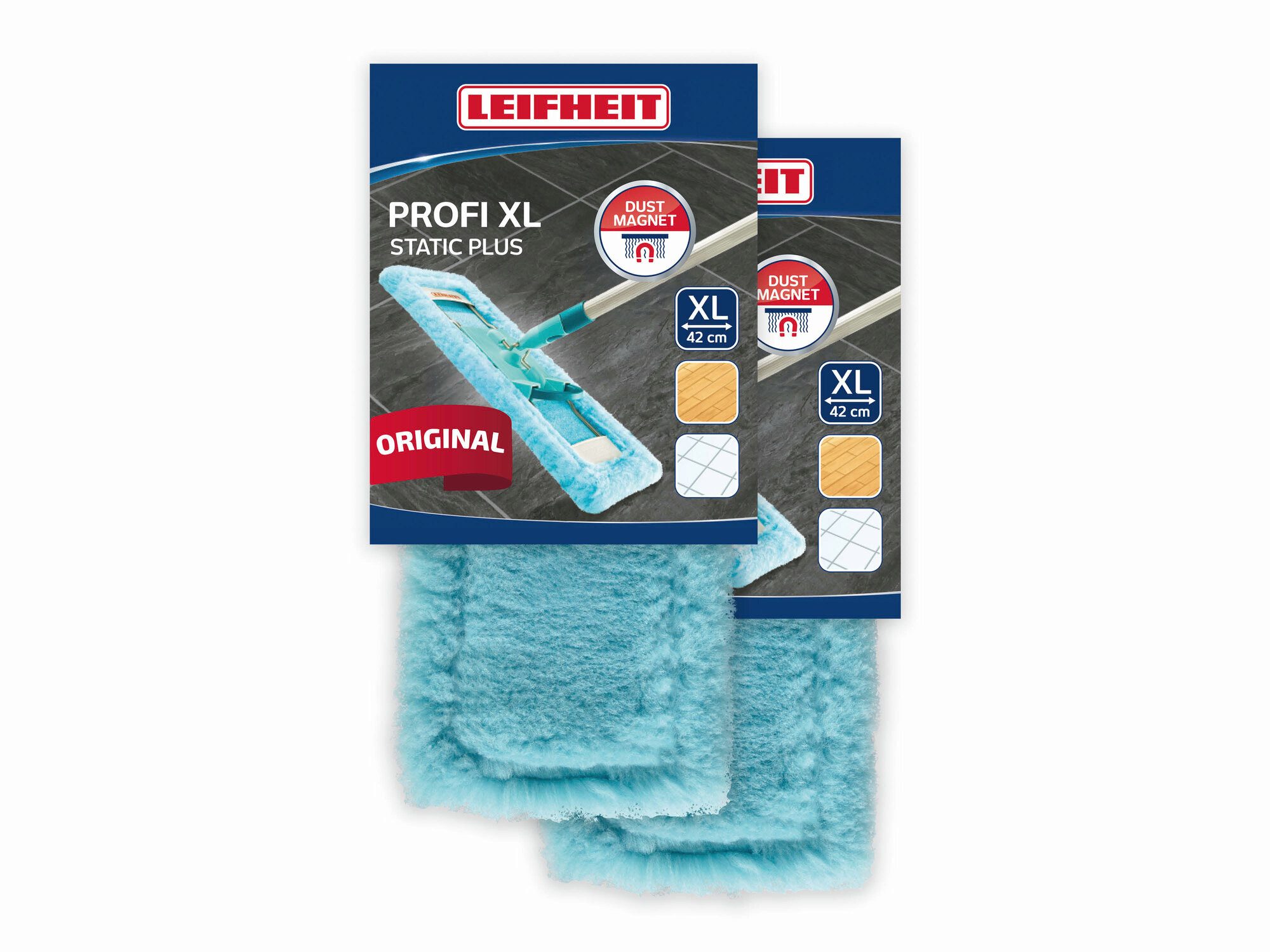 Wischbezug Profi XL static plus 2er Wischbezug