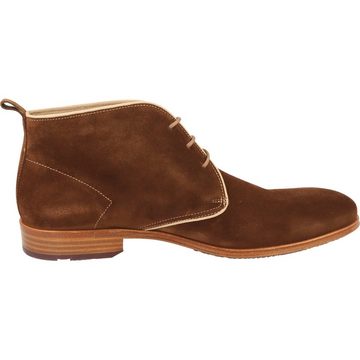 Men Jesper 17-148-22 Herren Freizeit Stiefelette Boots Leder Dunkelbraun Schnürboots