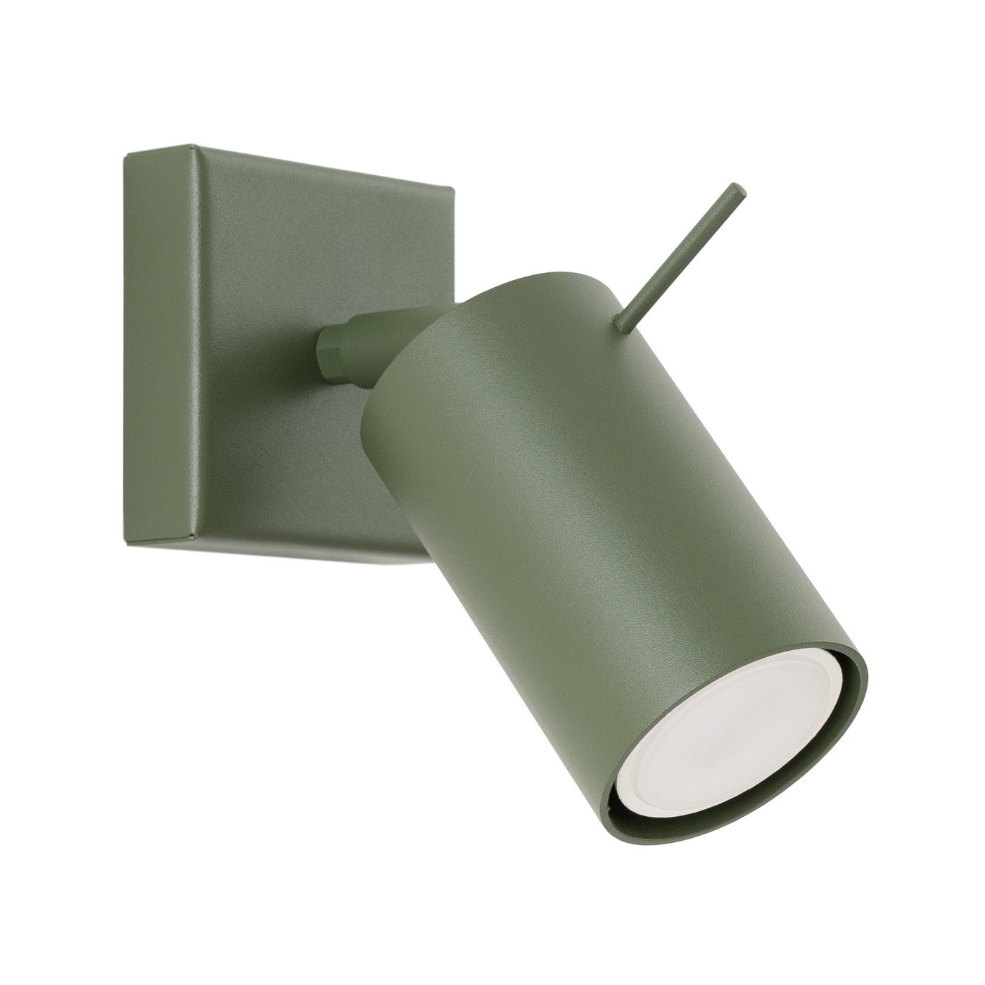 SOLLUX lighting Wandleuchte Wandleuchte Ring Olivgrün, Nicht enthalten