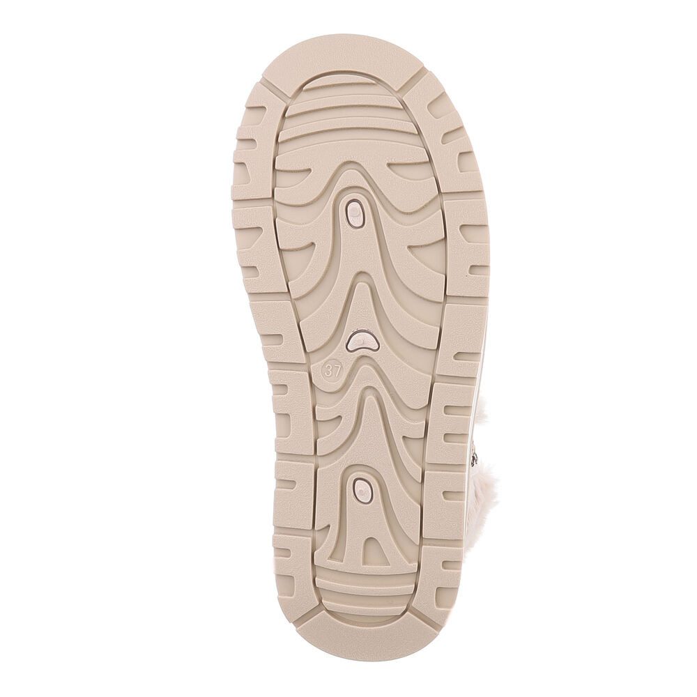 Ital-Design Damen Snowboots Freizeit Snowboots (87452014) Flach Stiefeletten in Beige