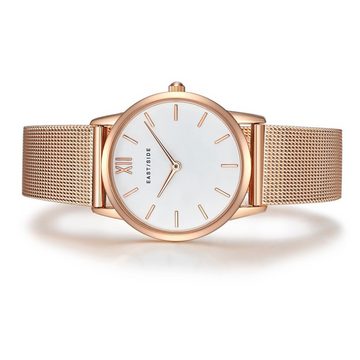 Eastside Quarzuhr Upper Union roségold, mit Edelstahl-Armband