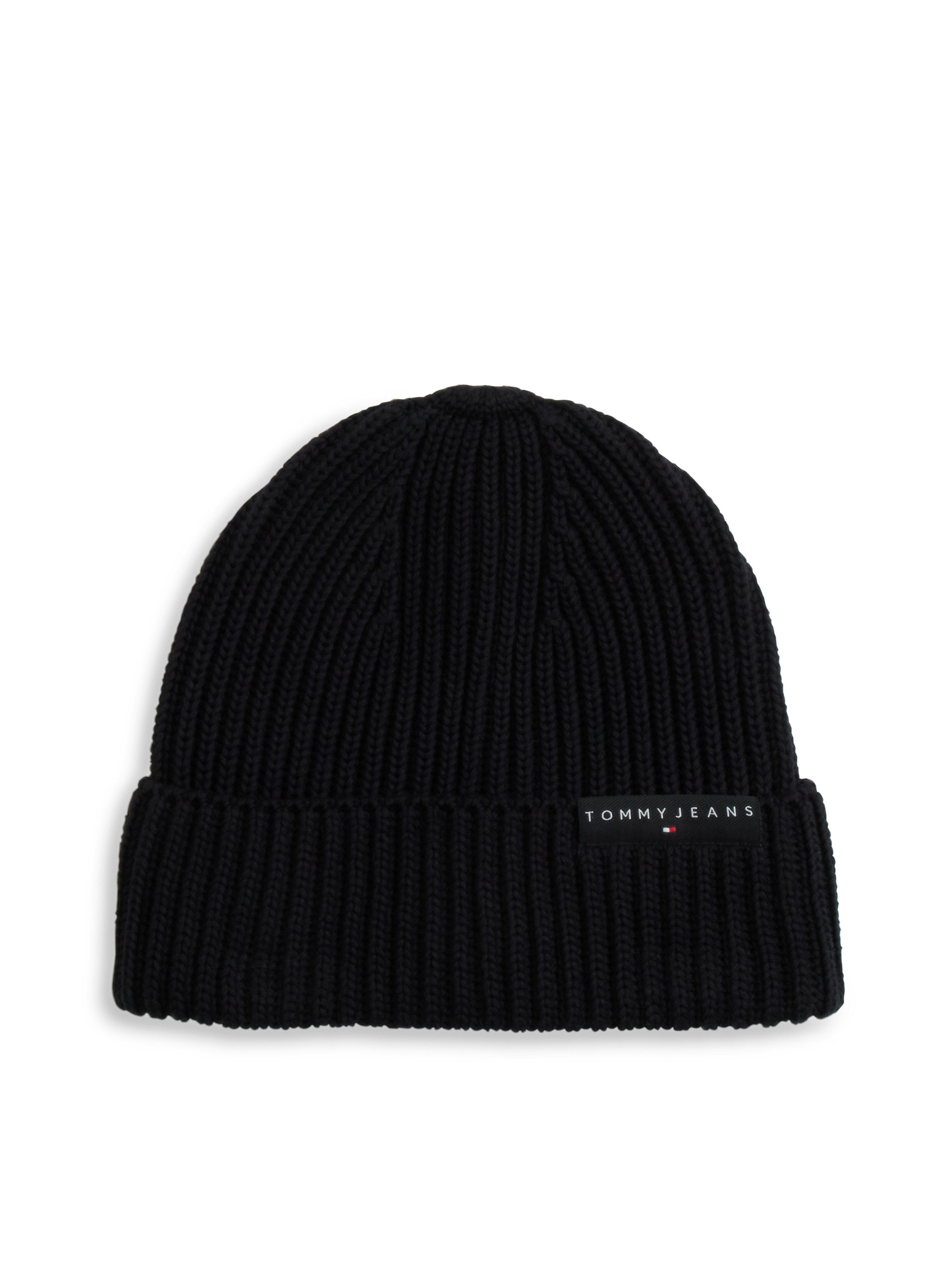 Tommy Jeans Beanie LINEAR LOGO BEANIE Regular fit mit Markenlabel