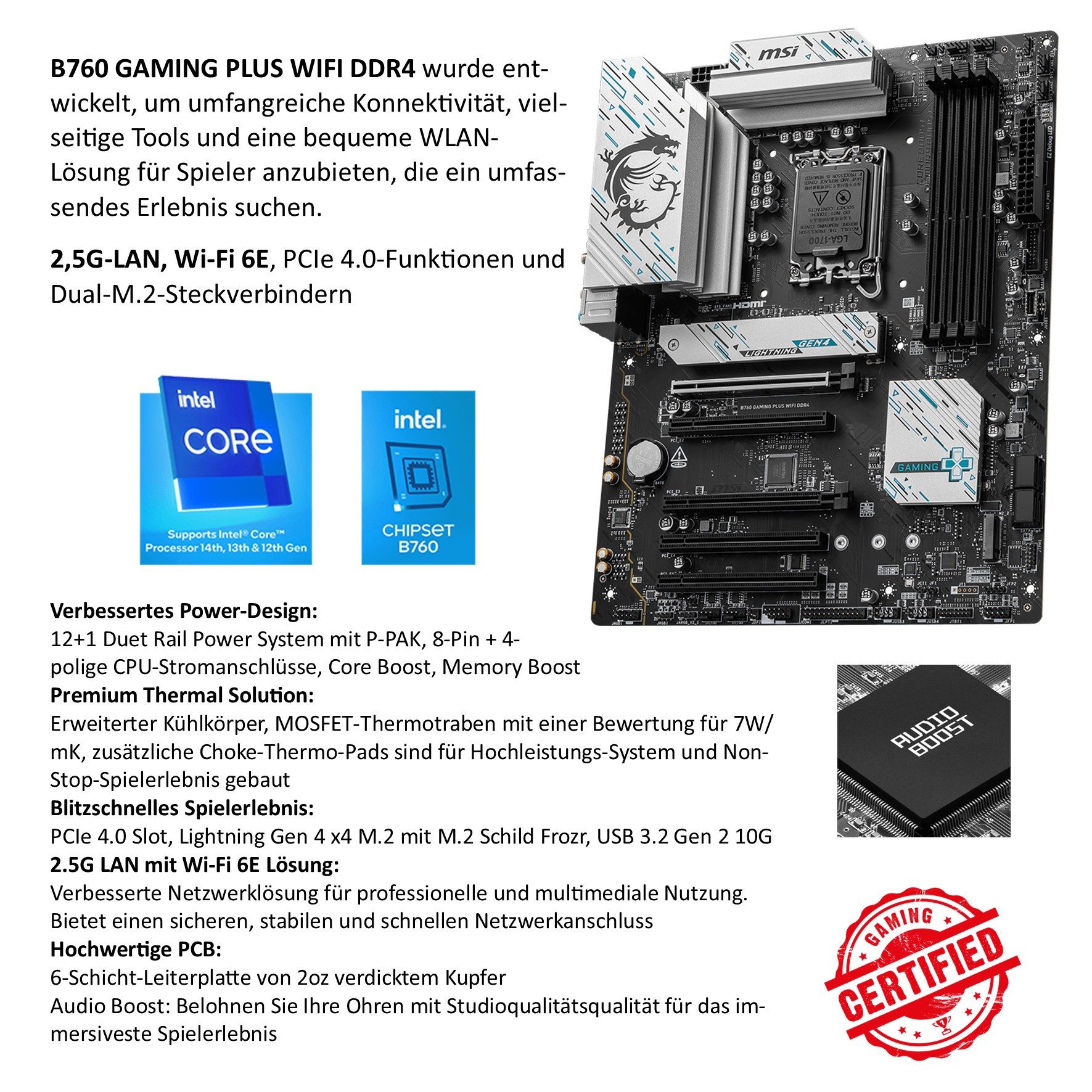 Meinpc Intel I9 mit RTX 5070 Ti 16GB Gaming-PC (Intel Core i9 12900K, RTX 5070 Ti, 32 GB RAM, 1000 GB SSD, RGB Tower, Gaming, Gamer, RGB) – Bild 4 von 5