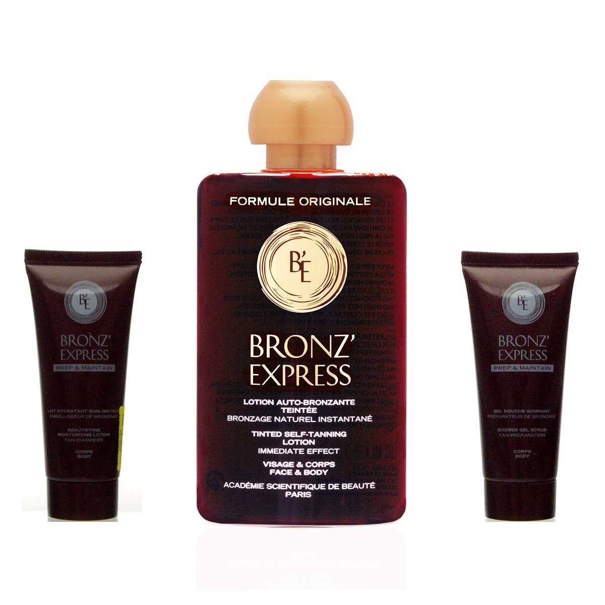 Académie Scientifique de Beauté Selbstbräunungslotion Academie Bronz Express SET Selbstbräunungslotion 100 ml + 40 ml BL +