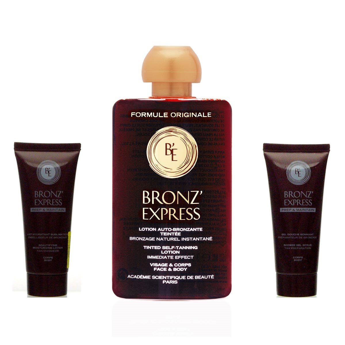 Acadèmie Selbstbräunungslotion Academie Bronz Express SET Selbstbräunungslotion 100 ml + 40 ml BL +