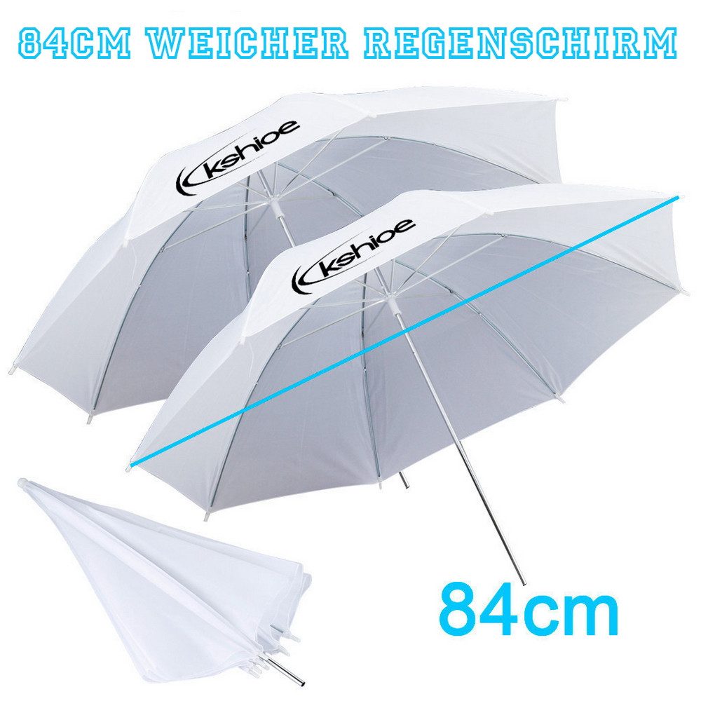 VINGLI Fotohintergrund Professionelles Dauerlicht Set 5500K Regenschirm, Hintergrund Fotostudio Set mit 2M-Stativ für Fotografieren – Bild 4 von 5