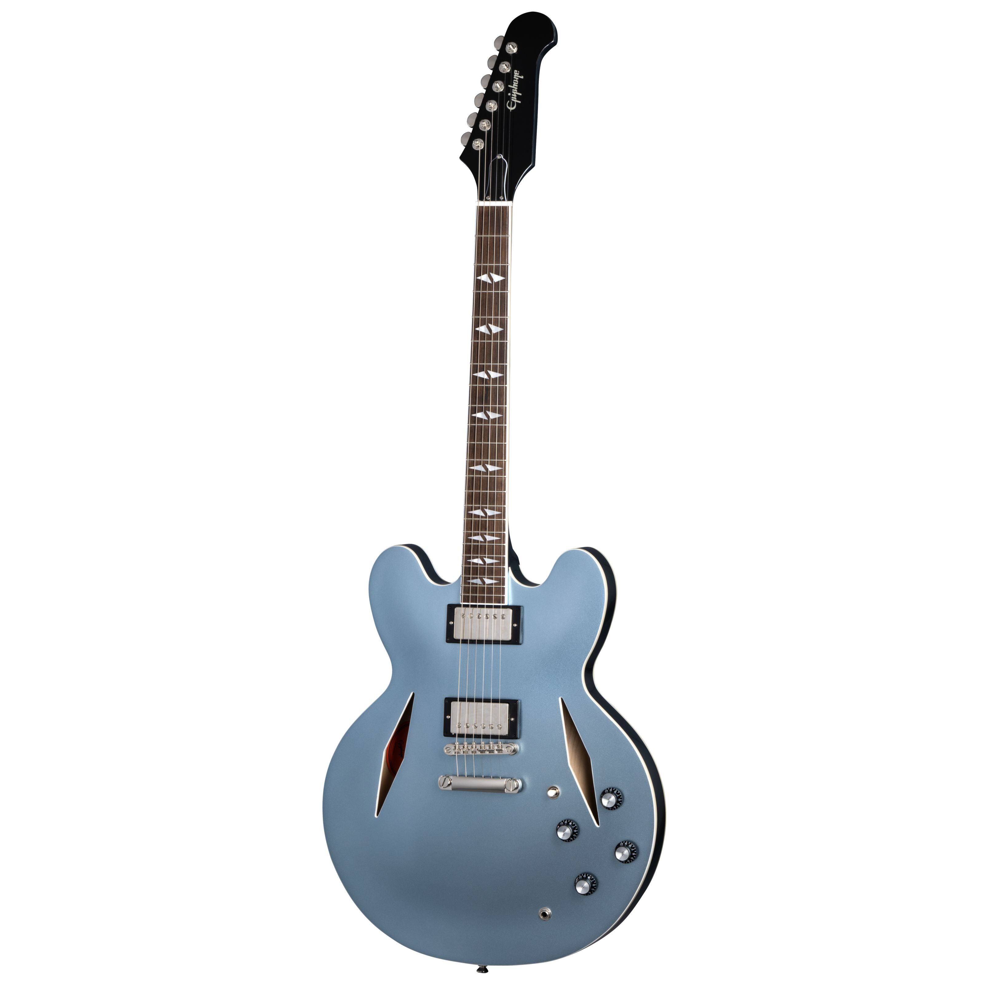 Epiphone E-Gitarre, E-Gitarren, Signature-Modelle, Dave Grohl DG-335 Pelham Blue - E-Gitarre