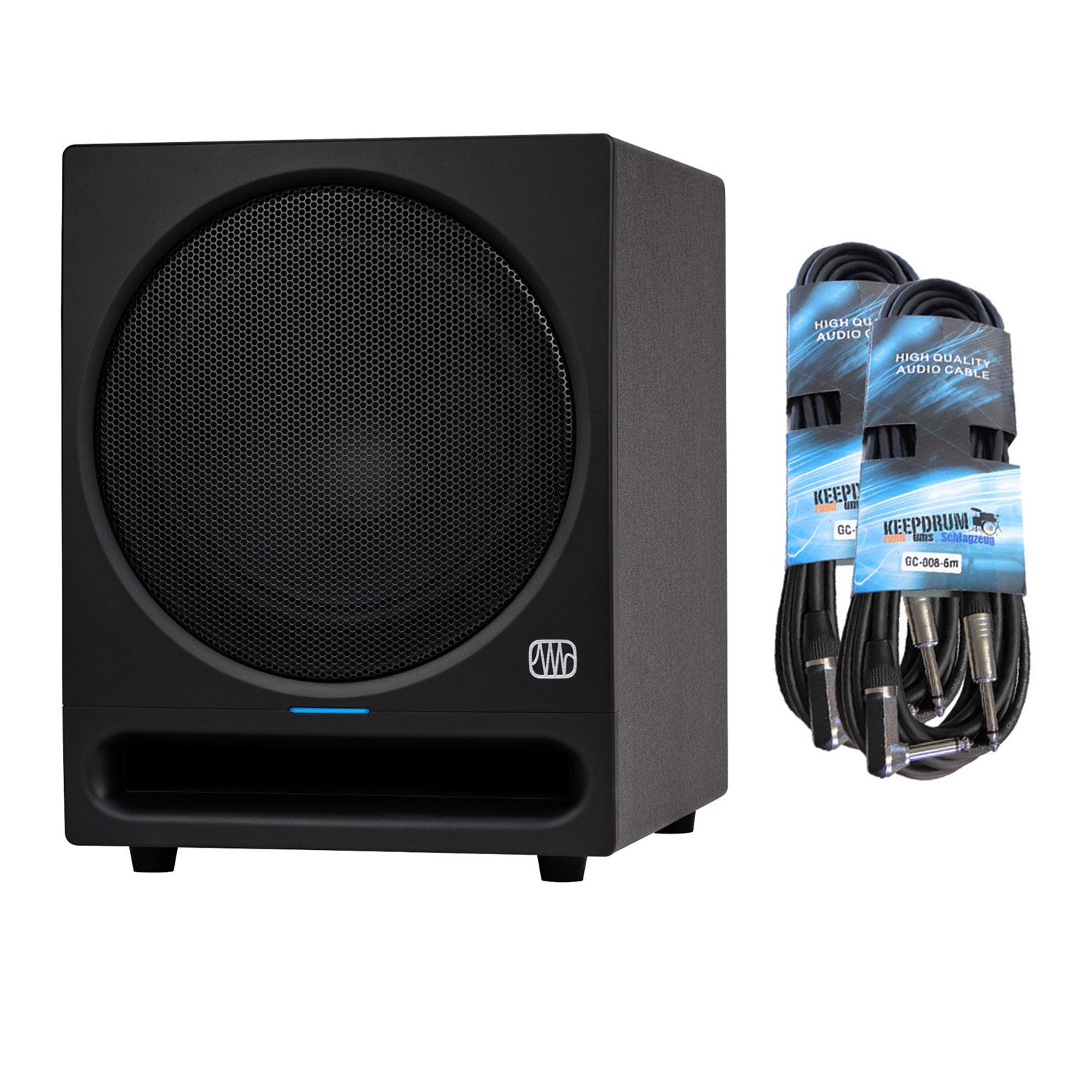 Presonus Subwoofer Eris Pro Sub 10 mit 2x Kabel Subwoofer