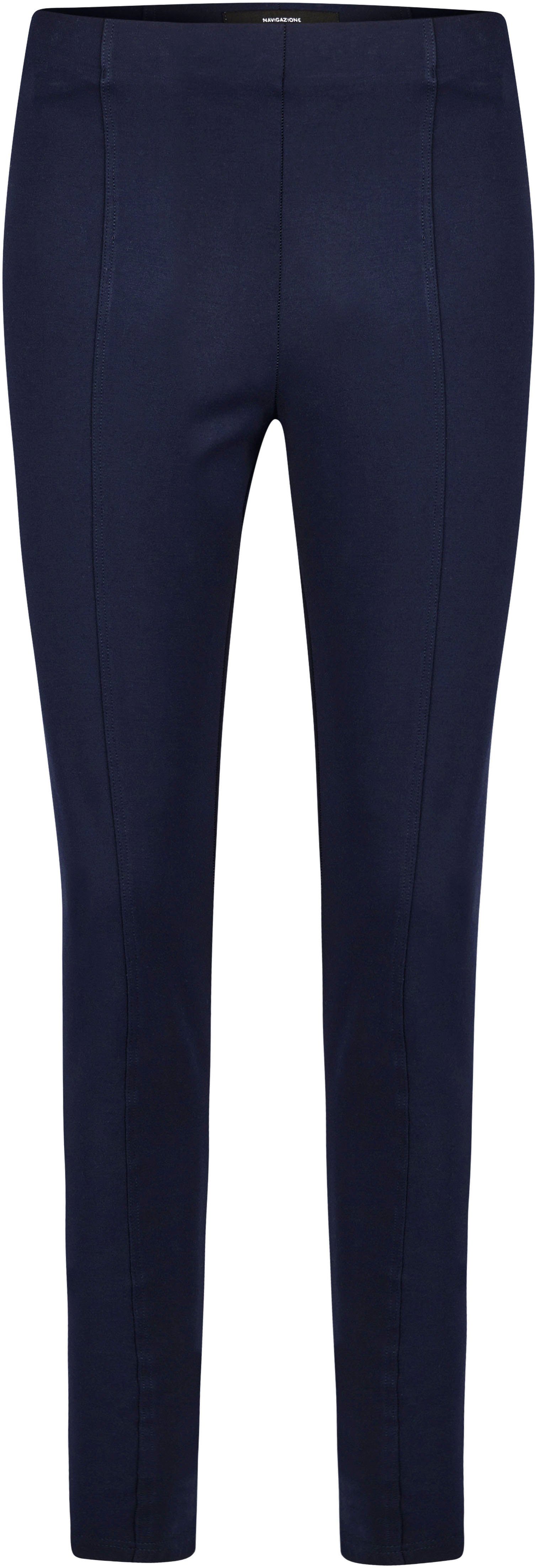 NAVIGAZIONE Leggings in Unifarbe Navy