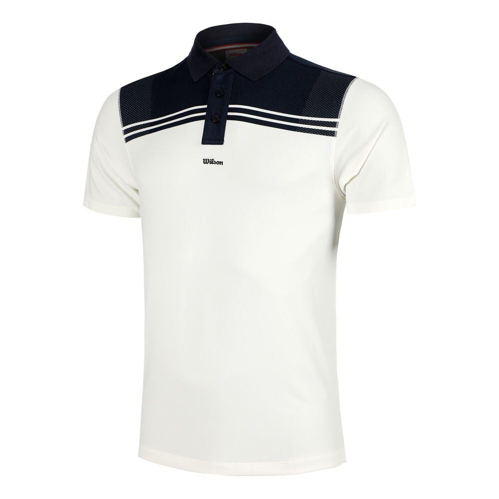 Wilson Poloshirt M All Seasons Stripe Classic Navy/Sandrift Stripe