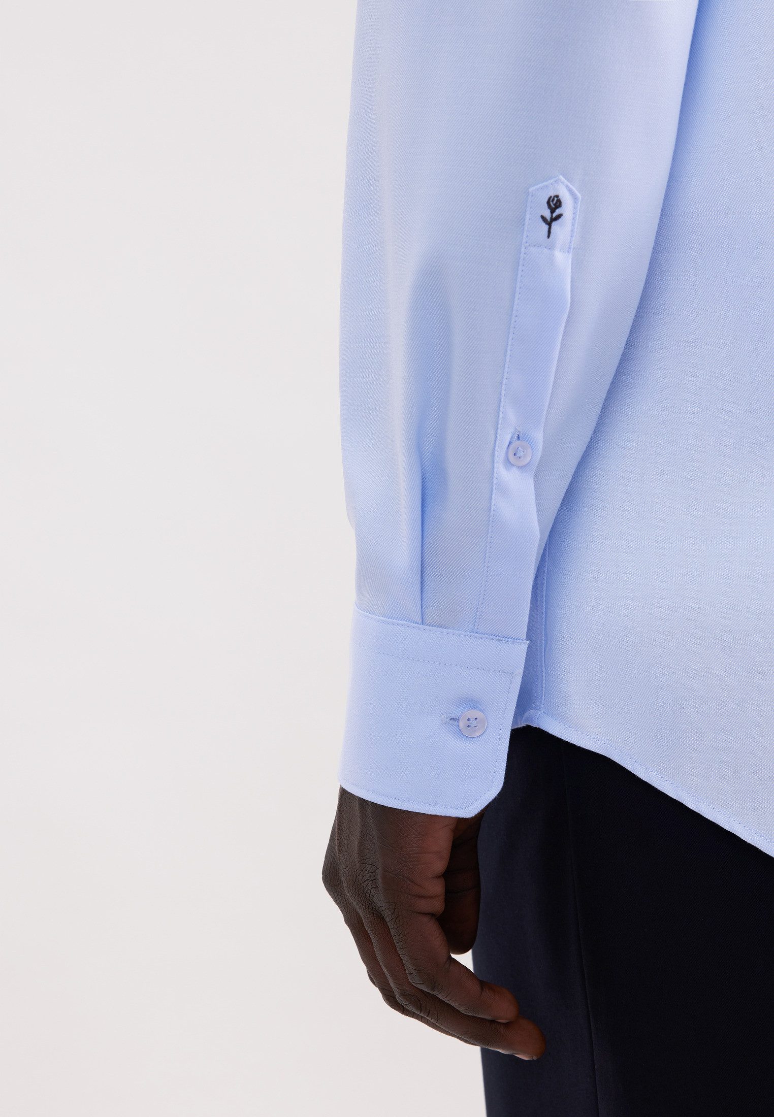 seidensticker Businesshemd Schwarze Rose Regular 1/1 Kentkragen Uni günstig online kaufen