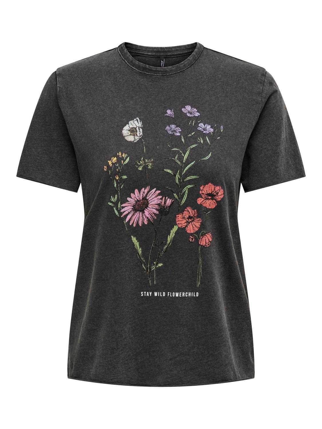 ONLY T-Shirt Bedrucktes Kurzarm mit Printed günstig online kaufen