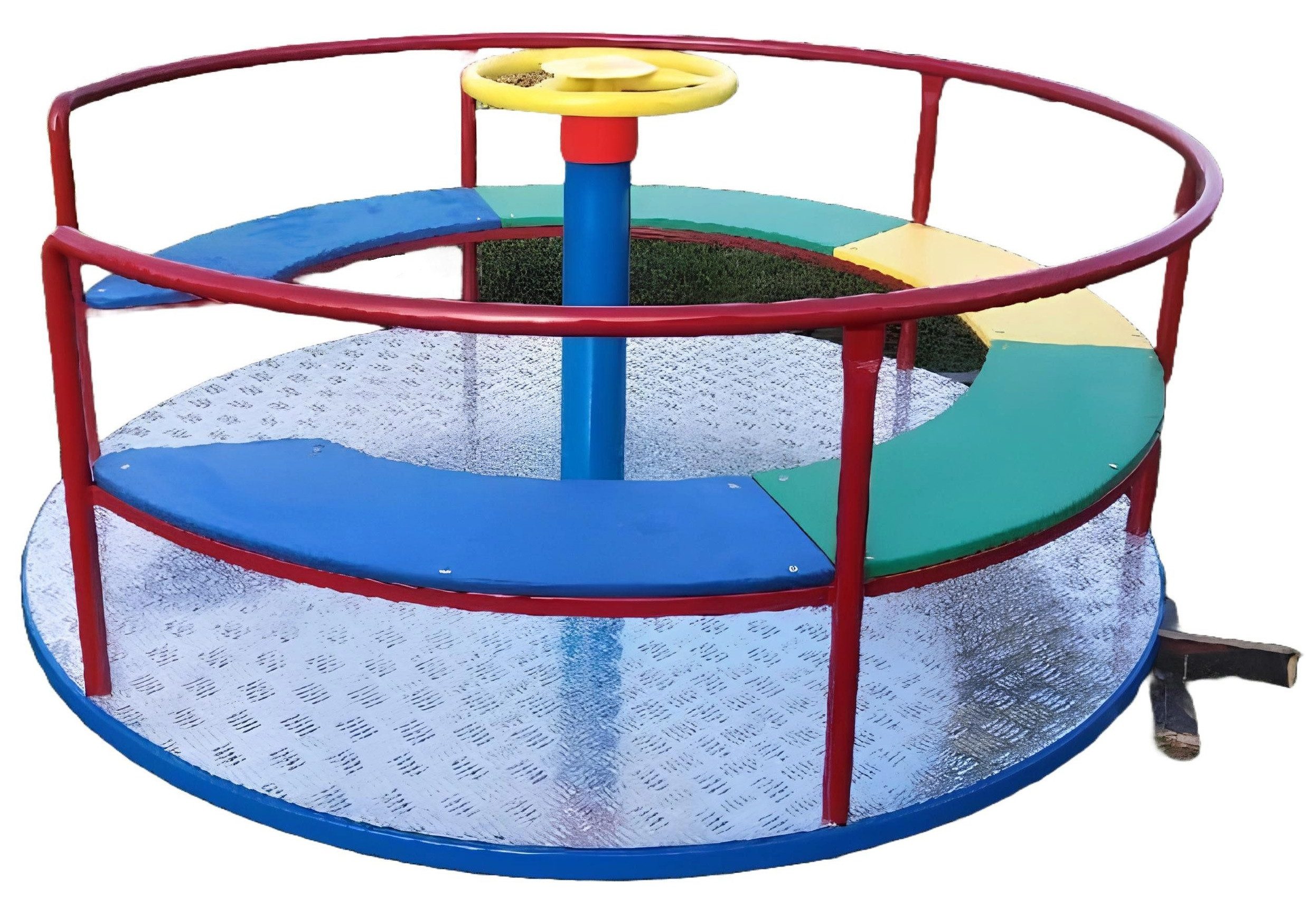 Xlmoebel Klettergerüst Drehbares Kinderkarussell aus hochwertigem Material, bunt, (Karussell), Hergestellt in Europa