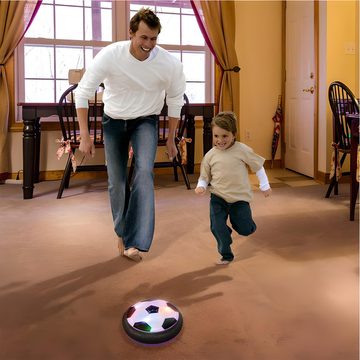 Retoo Spielball Air Power Fußball Hoover Soccer Ball Luft Fußball LED Kinderspielzeug (Set, Fliegenden Ball, Originalverpackung), Durchmesser der Scheibe: 15 cm, Versorgt: mit den Batterien, Alter: 3+