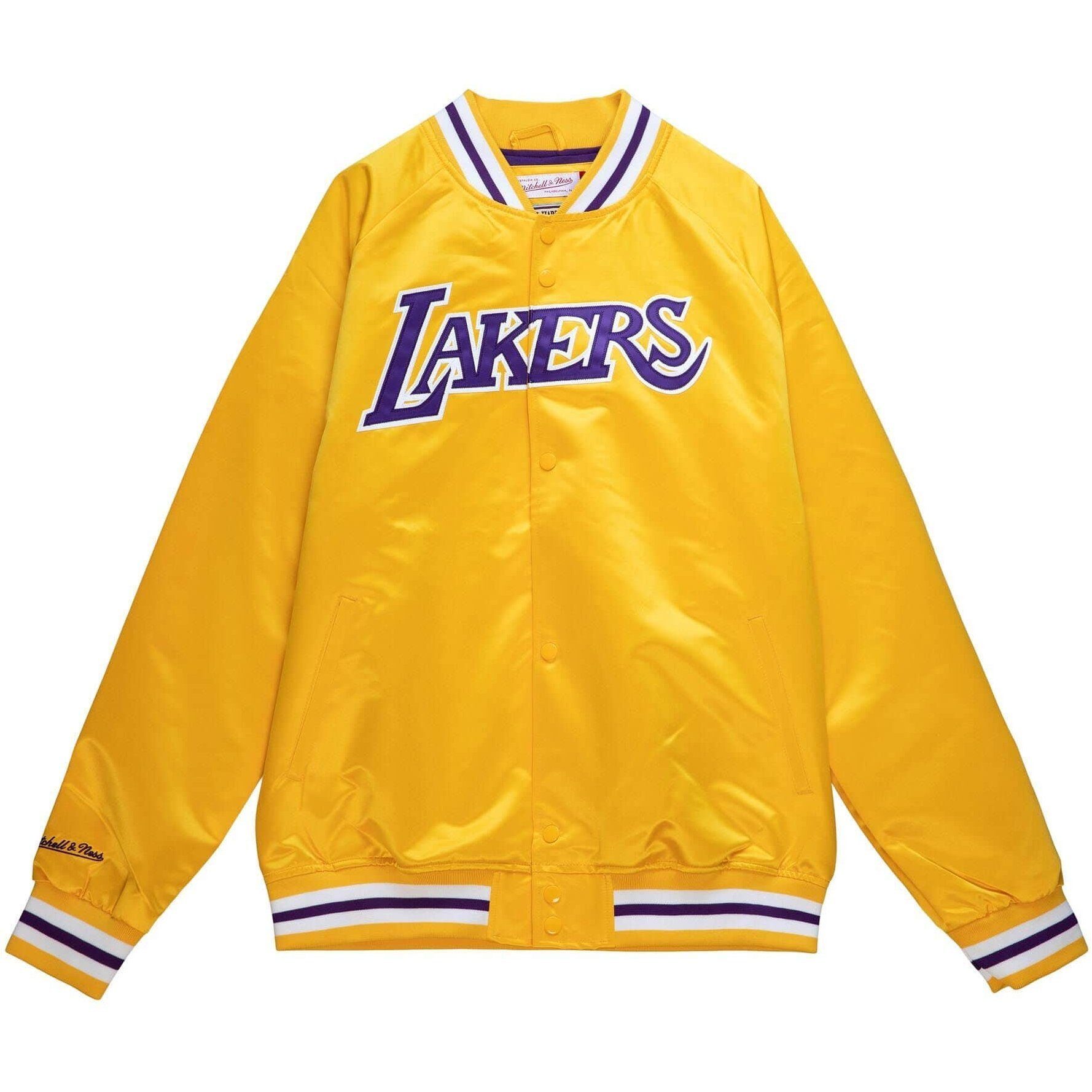 Mitchell & Ness Windbreaker Satin Los Angeles Lakers gold | Übergangsjacken