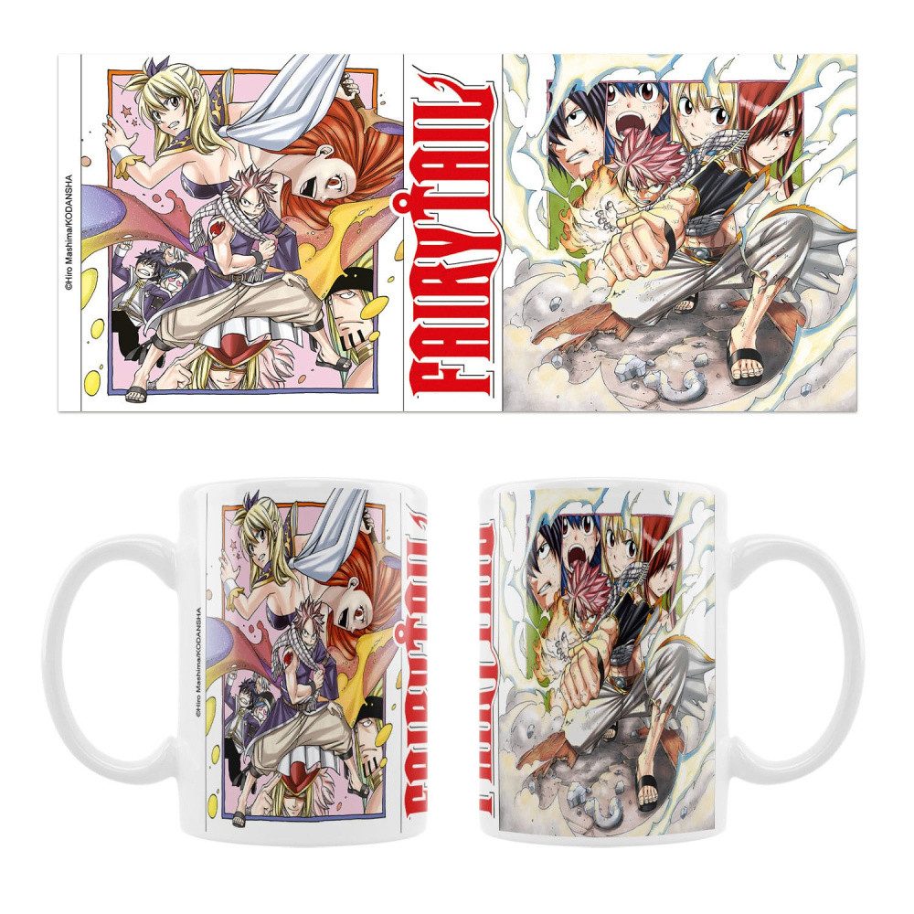 Sakami Merchandise Tasse Fairy Tail Keramiktasse Natsu Manga Style