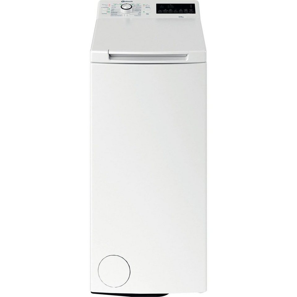 BAUKNECHT Waschmaschine Toplader Toplader freistehend 6,5kg EEK: C WMT Pro  Eco 6523 C
