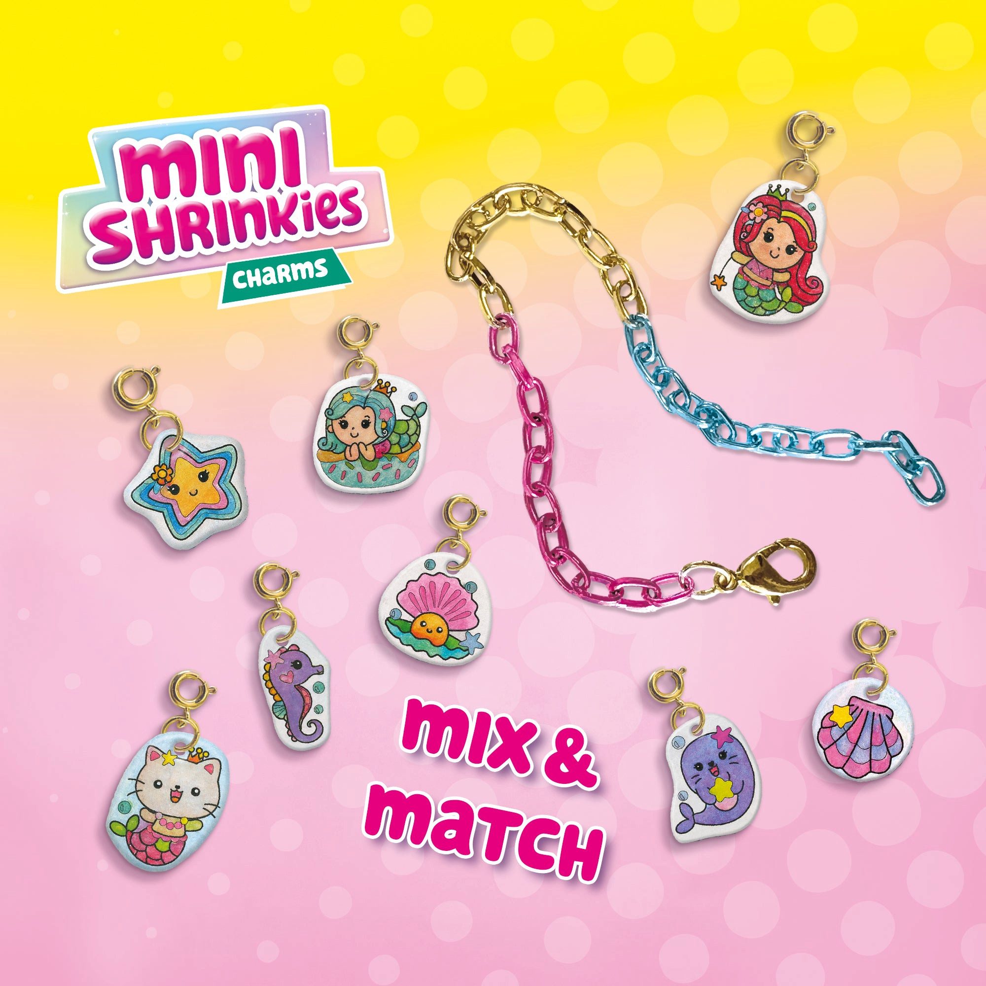 SES Creative Spiel SES Creative Mini Shrinkies – Charms Lovely Ocean (14171)