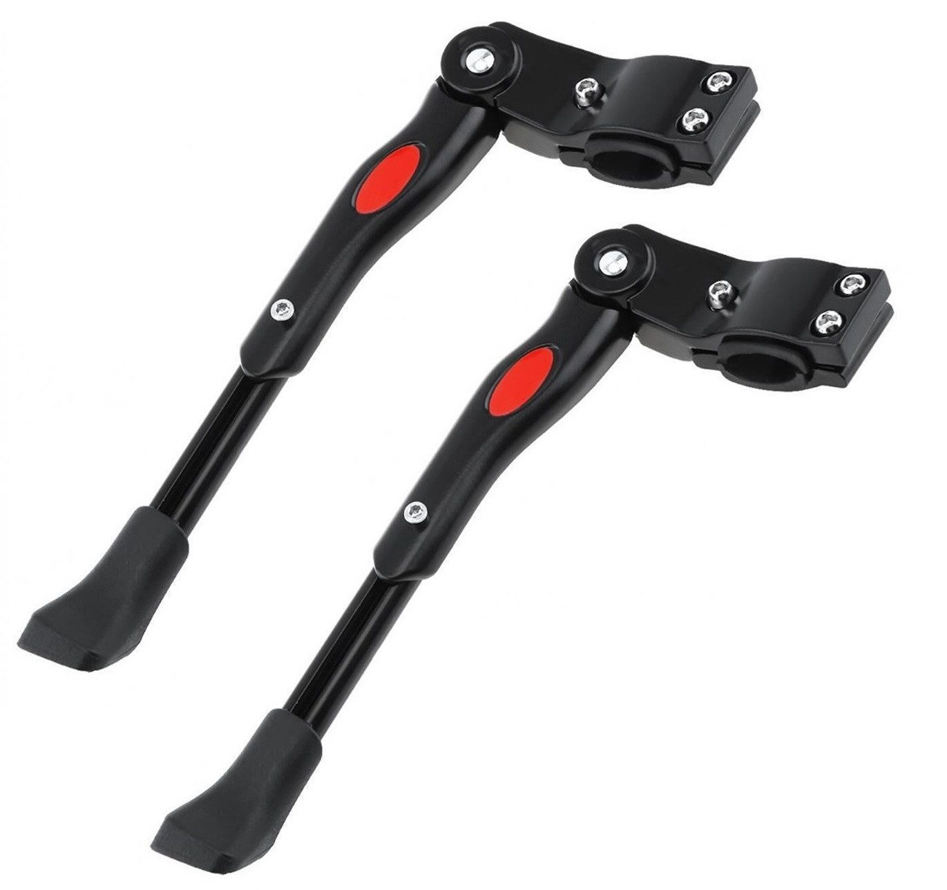 Fahrradständer 2er Set Fahrradständer 22-26 Zoll mit Anti-Rutsch Gummifuß, Faltbarer