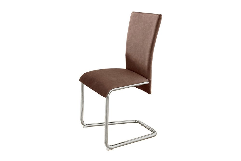 riess-ambiente Freischwinger MODENA braun · Freischwinger-Stühle aus Kunstl günstig online kaufen