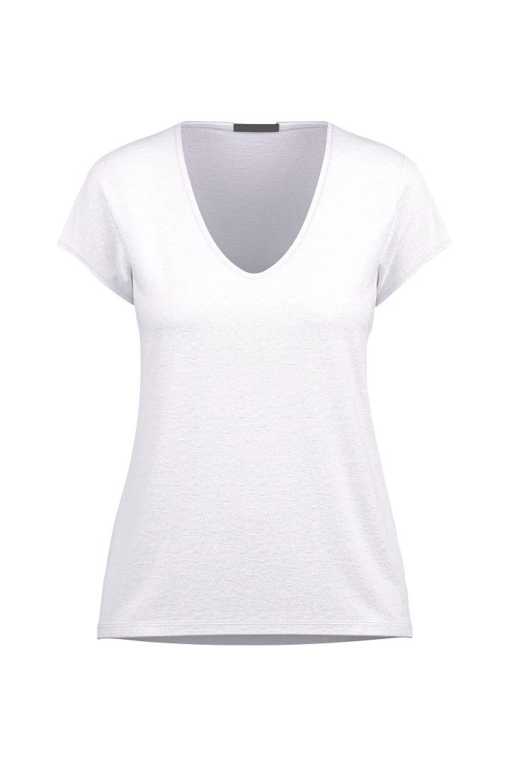 Drykorn Kurzarmhemd T-Shirt mit V-Ausschnitt - Eng