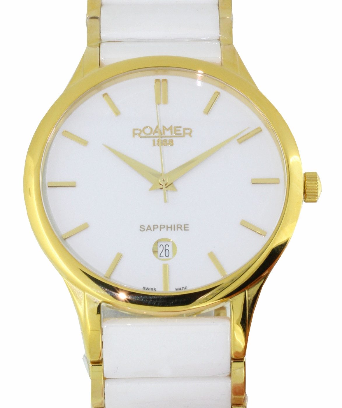 Roamer Quarzuhr Roamer Damen Quarz Uhr 657833 48 25 60, (Gold)