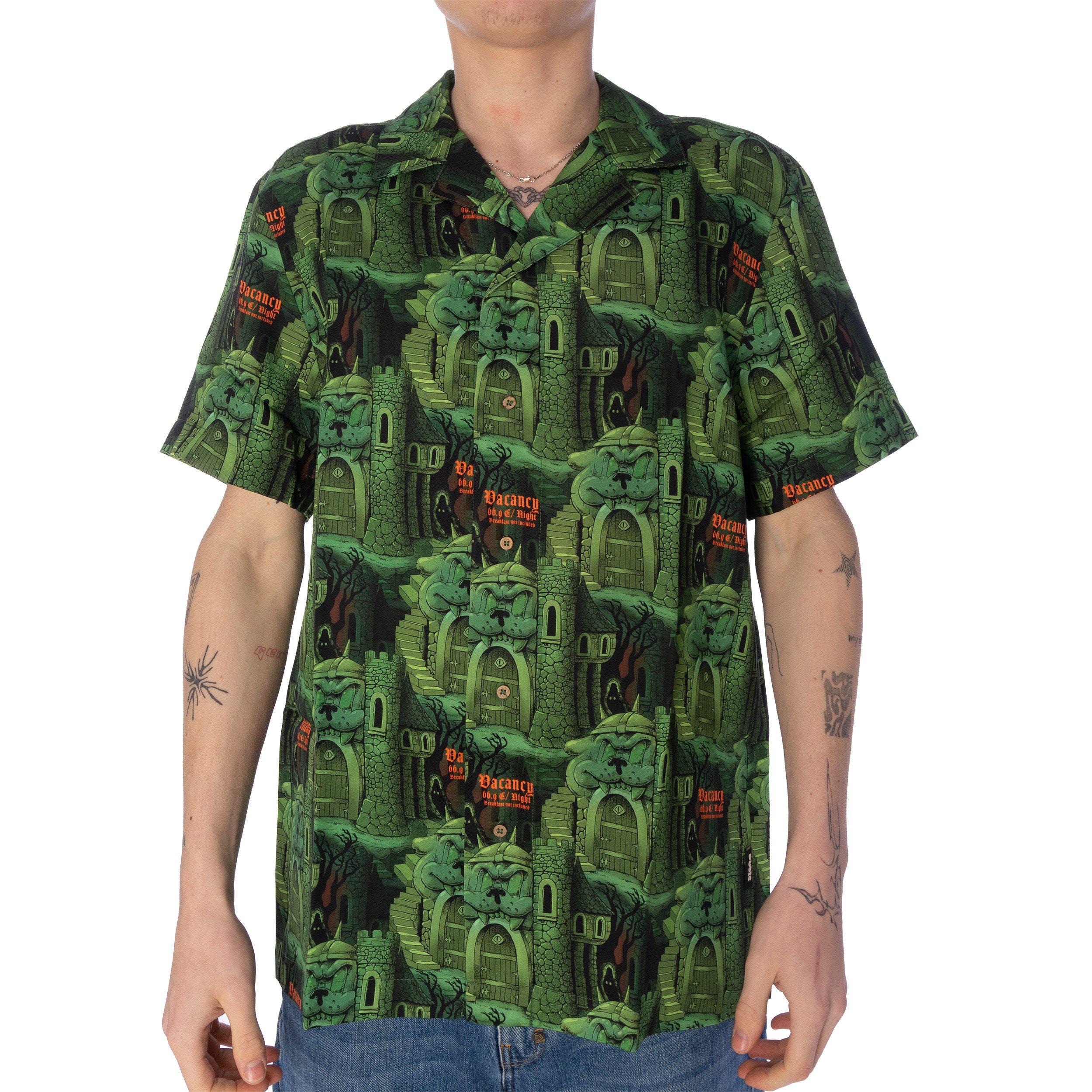 The Dudes Kurzarmhemd Hemd The Dudes Citadelic Green