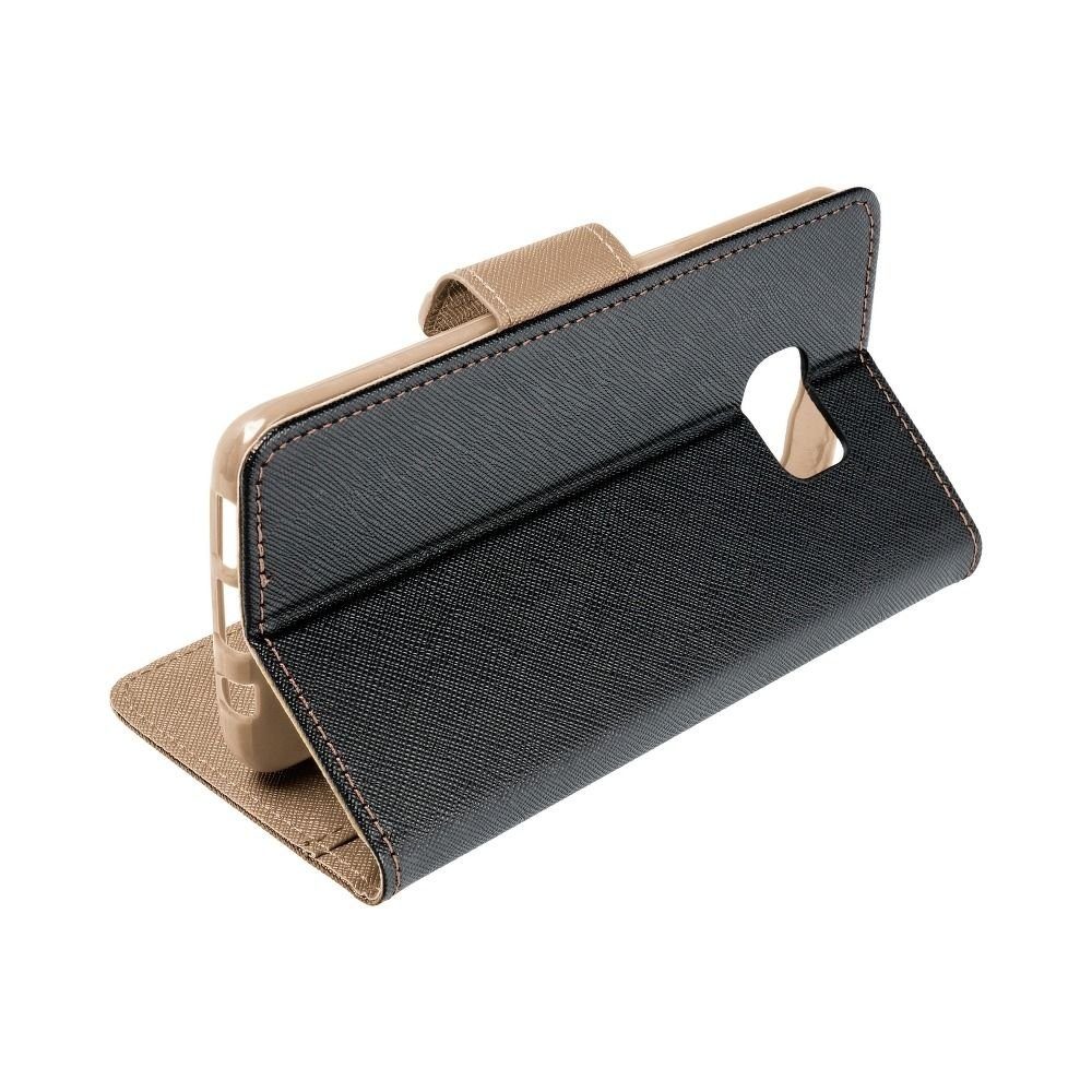 cofi1453 Handyhülle Buch Tasche für Xiaomi Redmi 10c Schwarz-Gold 6,71 Zoll, Schutzhülle Handy Wallet Case Cover mit Kartenfächern