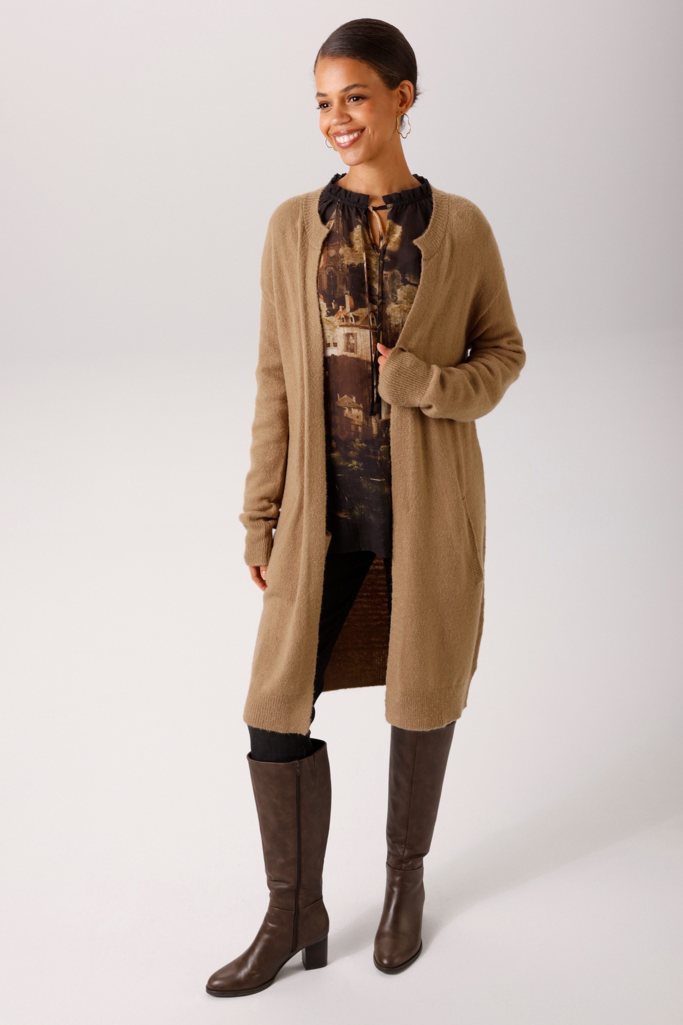 Aniston CASUAL Strickjacke im Oversize Look