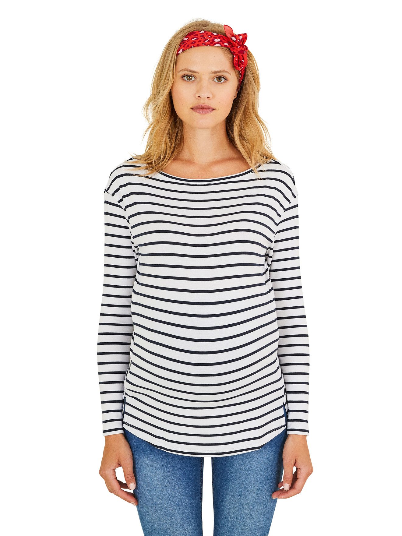 vertbaudet Langarmshirt Shirt in Wickelform, Schwangerschaft & Stillzeit