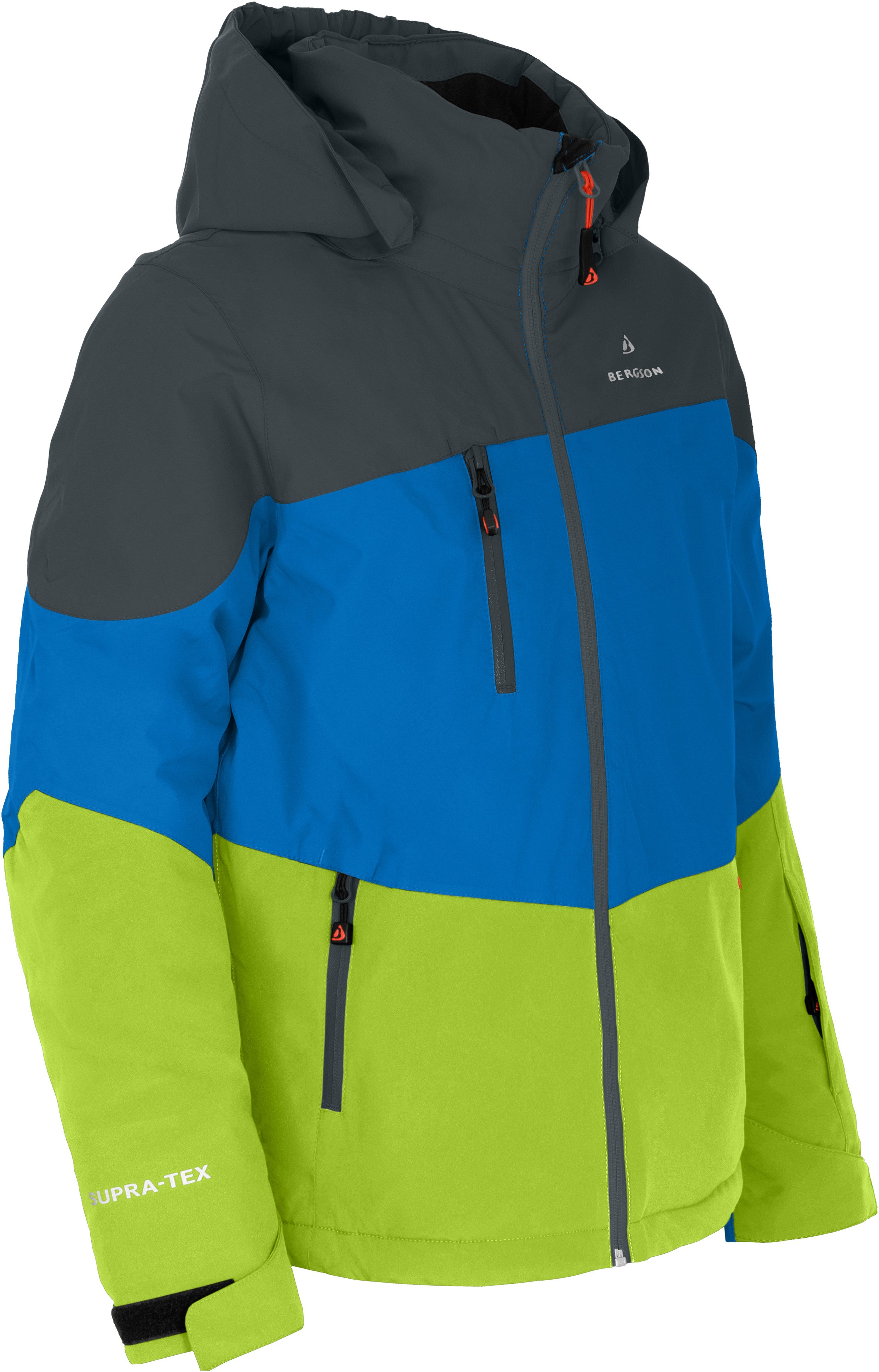 Bergson Skijacke VOLKER neo Kinder Skijacke, die perfekte Skijacke für junge Abenteurer, Normalgr