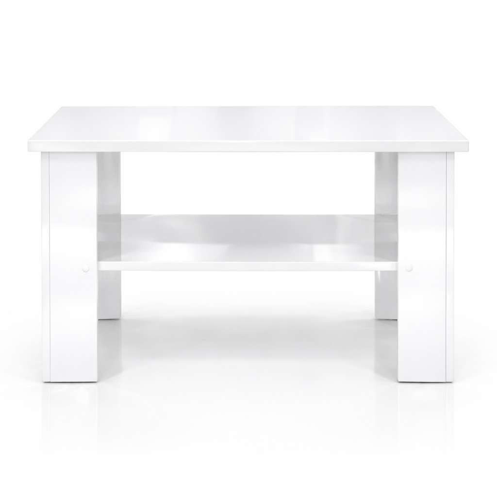 OTTO home Couchtisch CT 2 Wohnzimmertisch, Sofatisch, Beistelltisch, Kaffeetisch, Mit Ablage, quadratisch/rechteckig, weiß Hochglanz oder Sonoma-Dekor