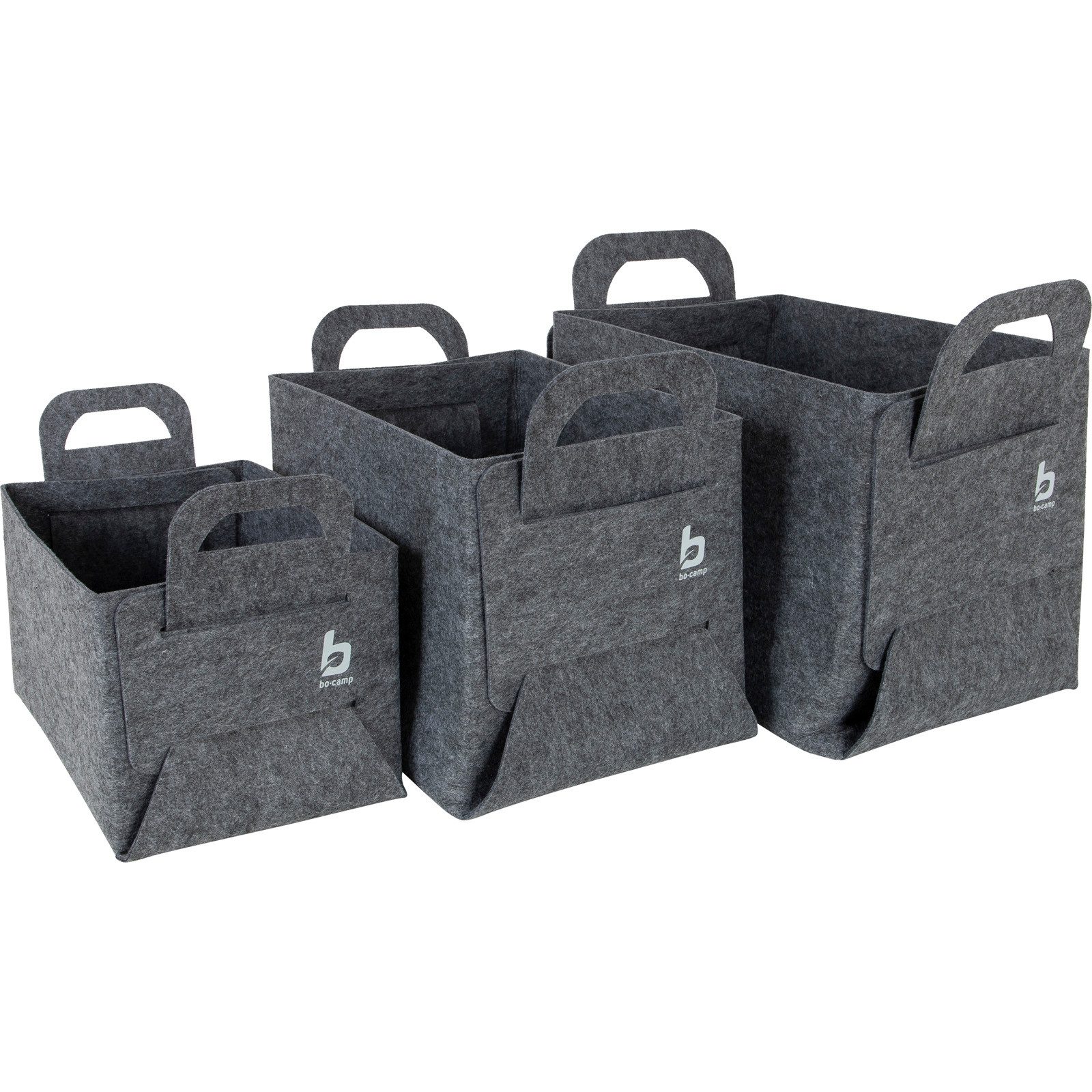 Bo-Camp Hängeregal Camping Filzkorb 3er Set günstig online kaufen
