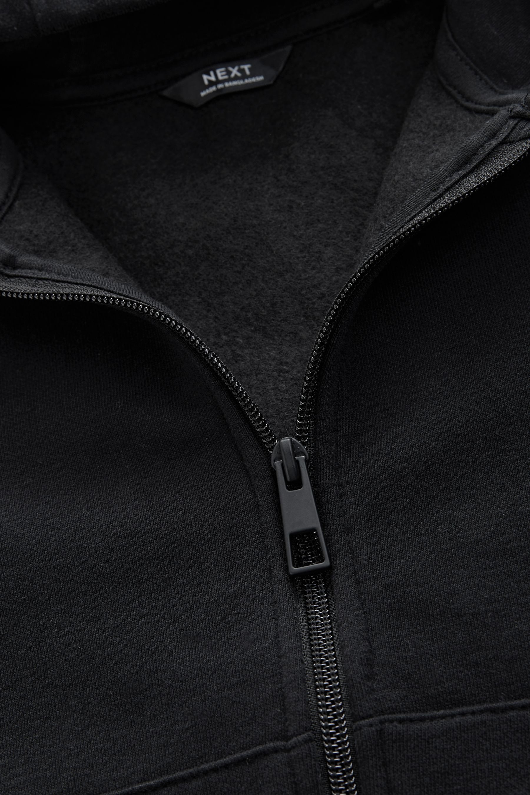 Next Hoodie Basic-Kapuzenjacke mit Reißverschluss (1-tlg) – Bild 3 von 4