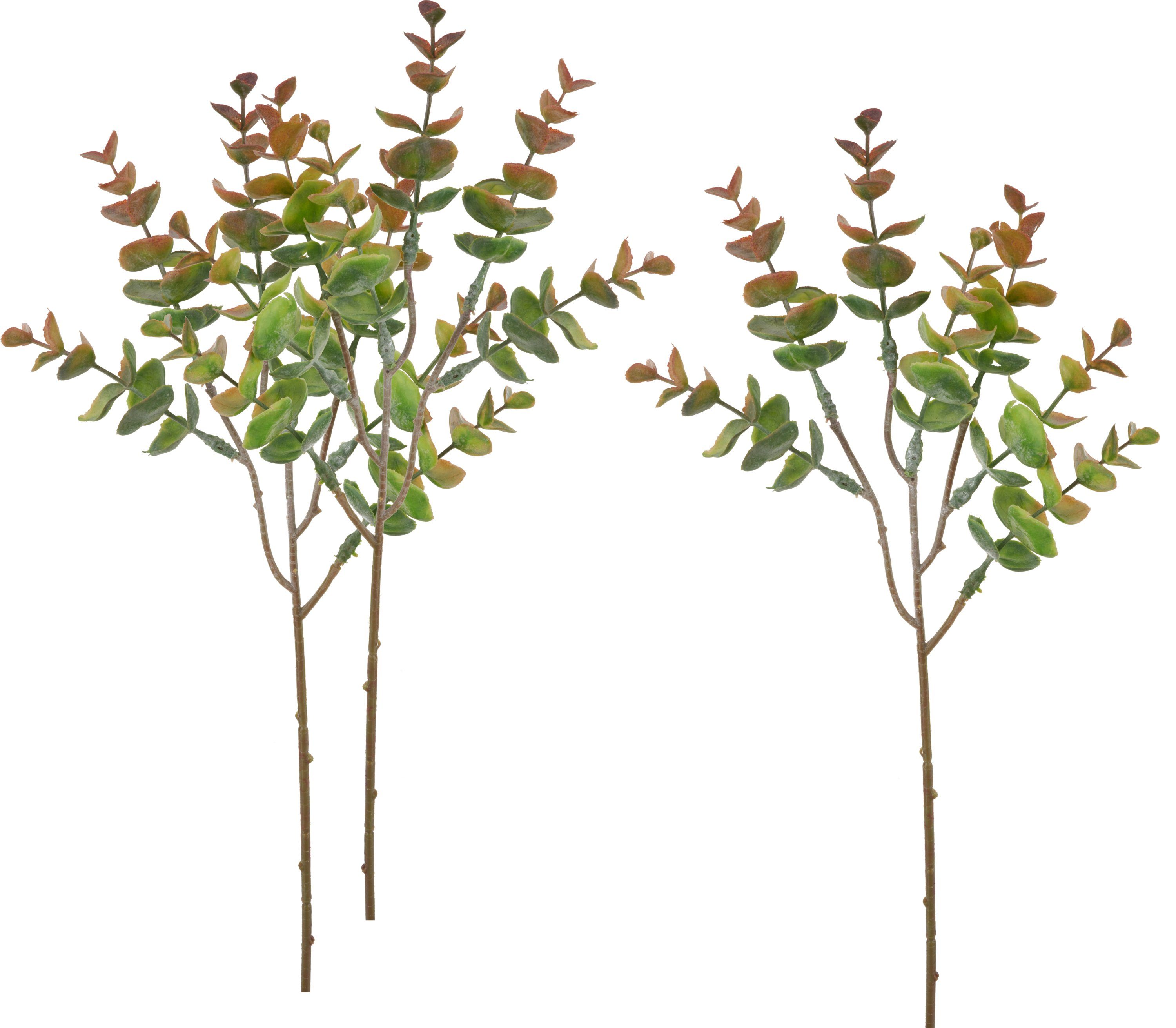 Eukalyptus cm 40 Bendigo, 3 VBS, Kunstpflanze Stück,