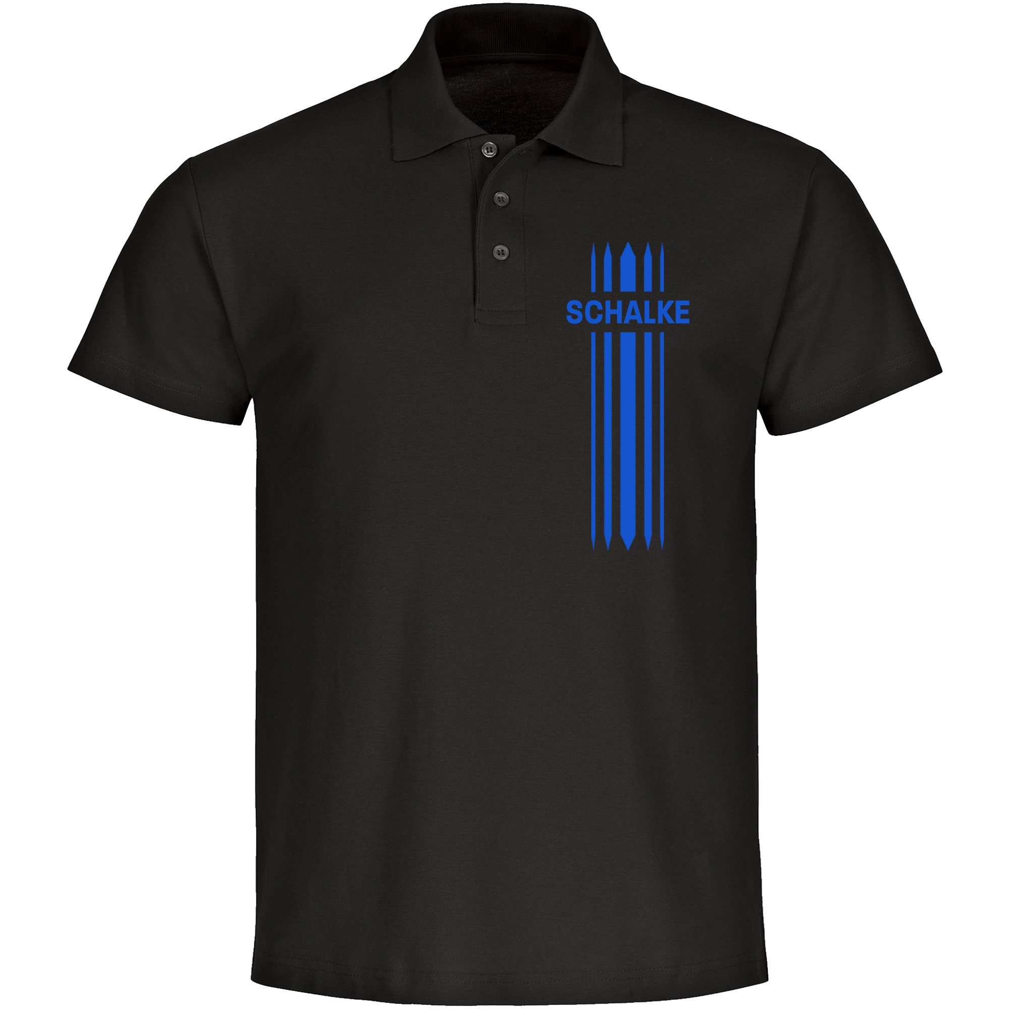 Poloshirt Schalke - Streifen - Polo