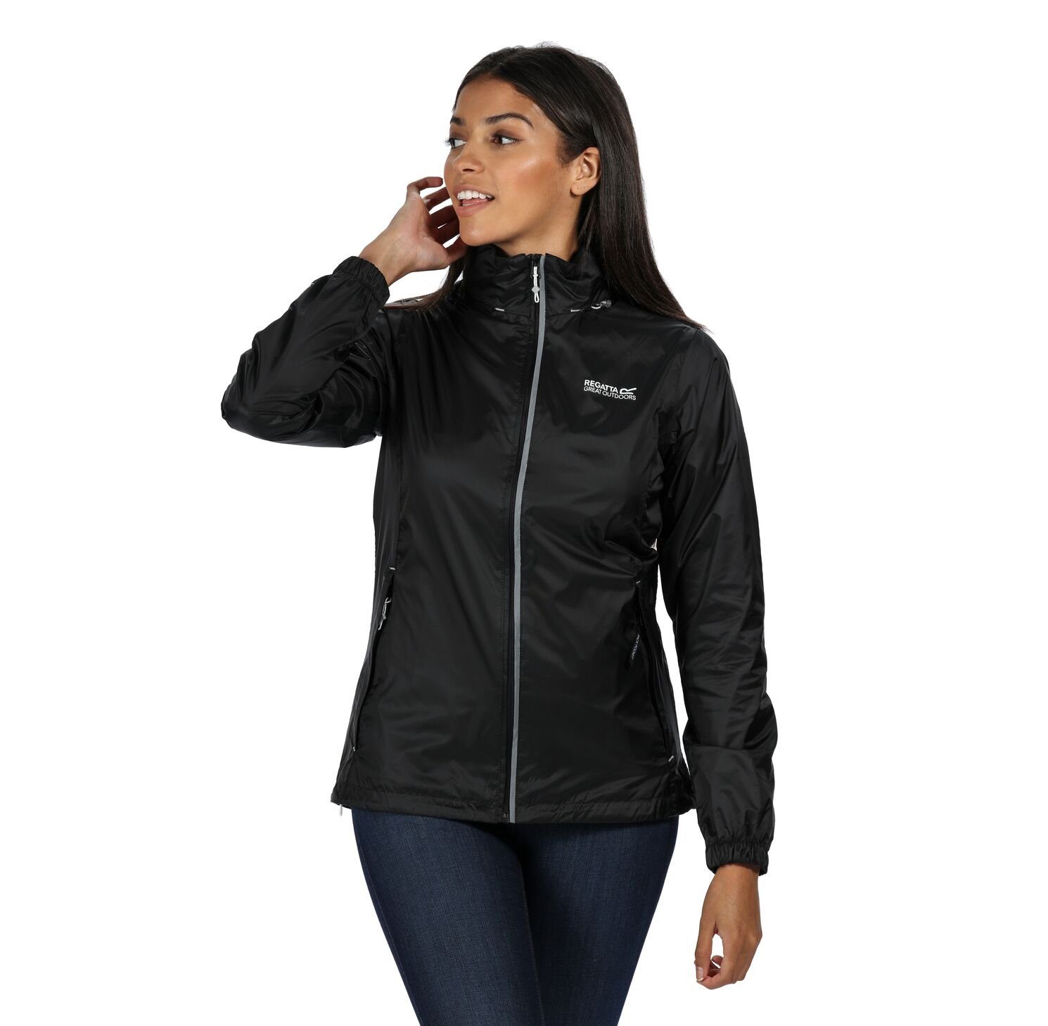 Regatta Regenjacke Regenjacke Wasserdicht mit Kapuze – Bild 2 von 4
