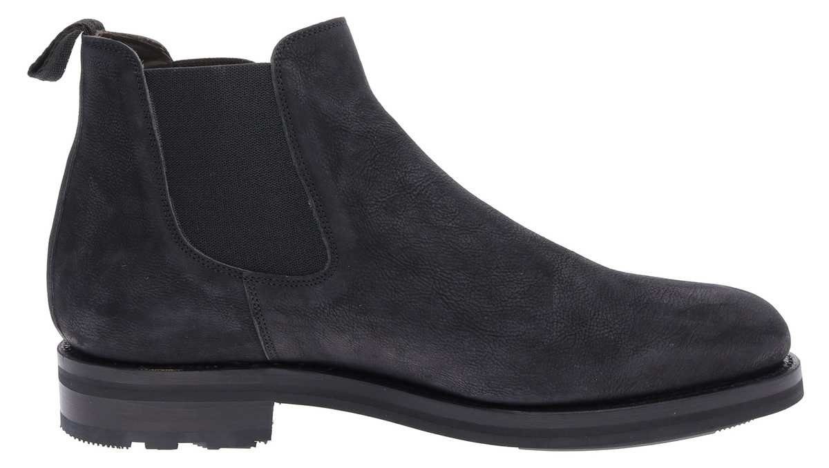Sendra Boots TOM 12931 Schwarz Stiefelette Rahmengenähter Herren Chelsea Boot