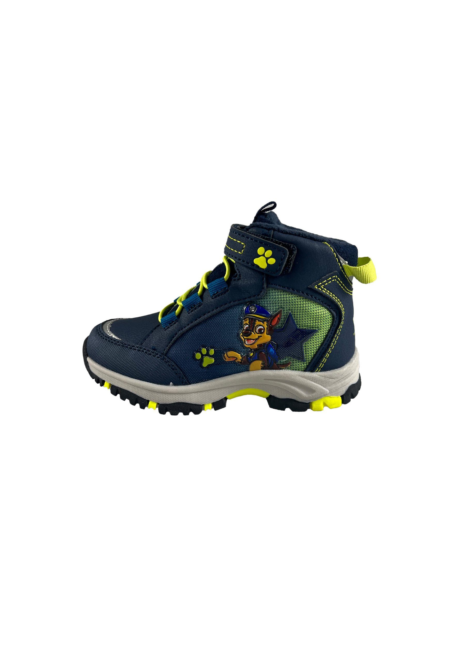 Kids2Go PawPatrol Ankleboot mit Fleece Futter und TEX-Membran Stiefel Mit Klettverschluss. Vegan. Warm gefüttert. Lasche an der Ferse.