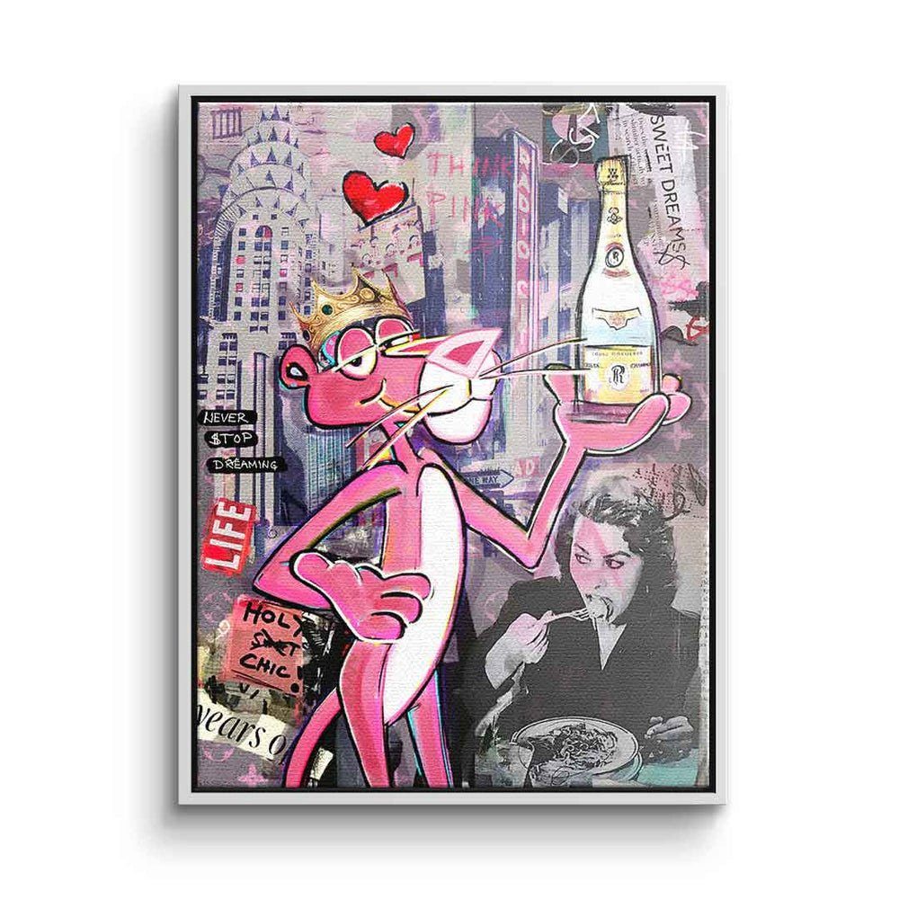 DOTCOMCANVAS® Leinwandbild Pink Panther Cristal, Leinwandbild günstig online kaufen